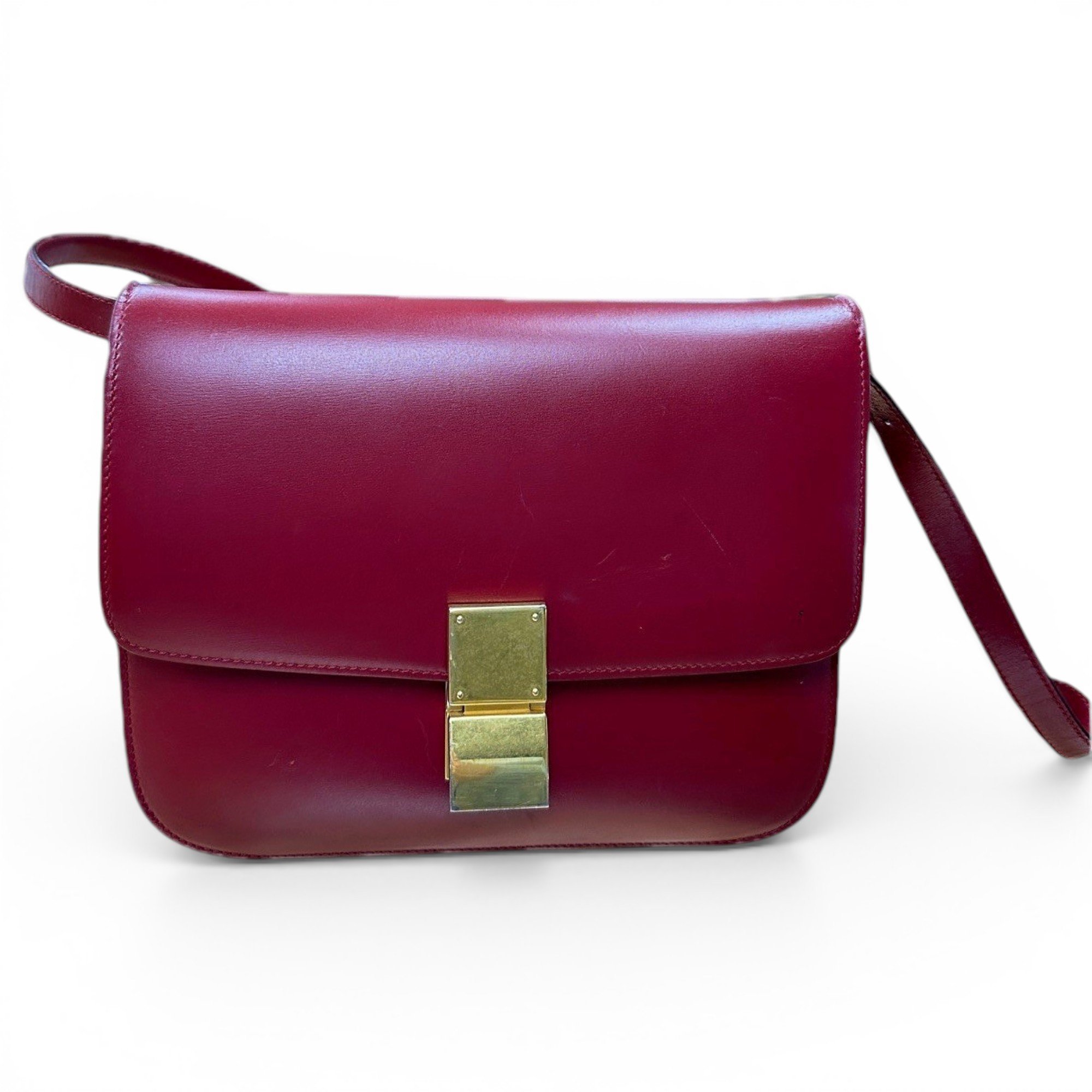 Classic leather handbag