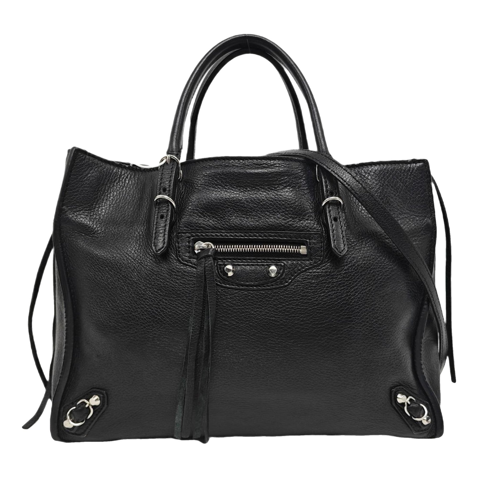 Papier leather crossbody bag