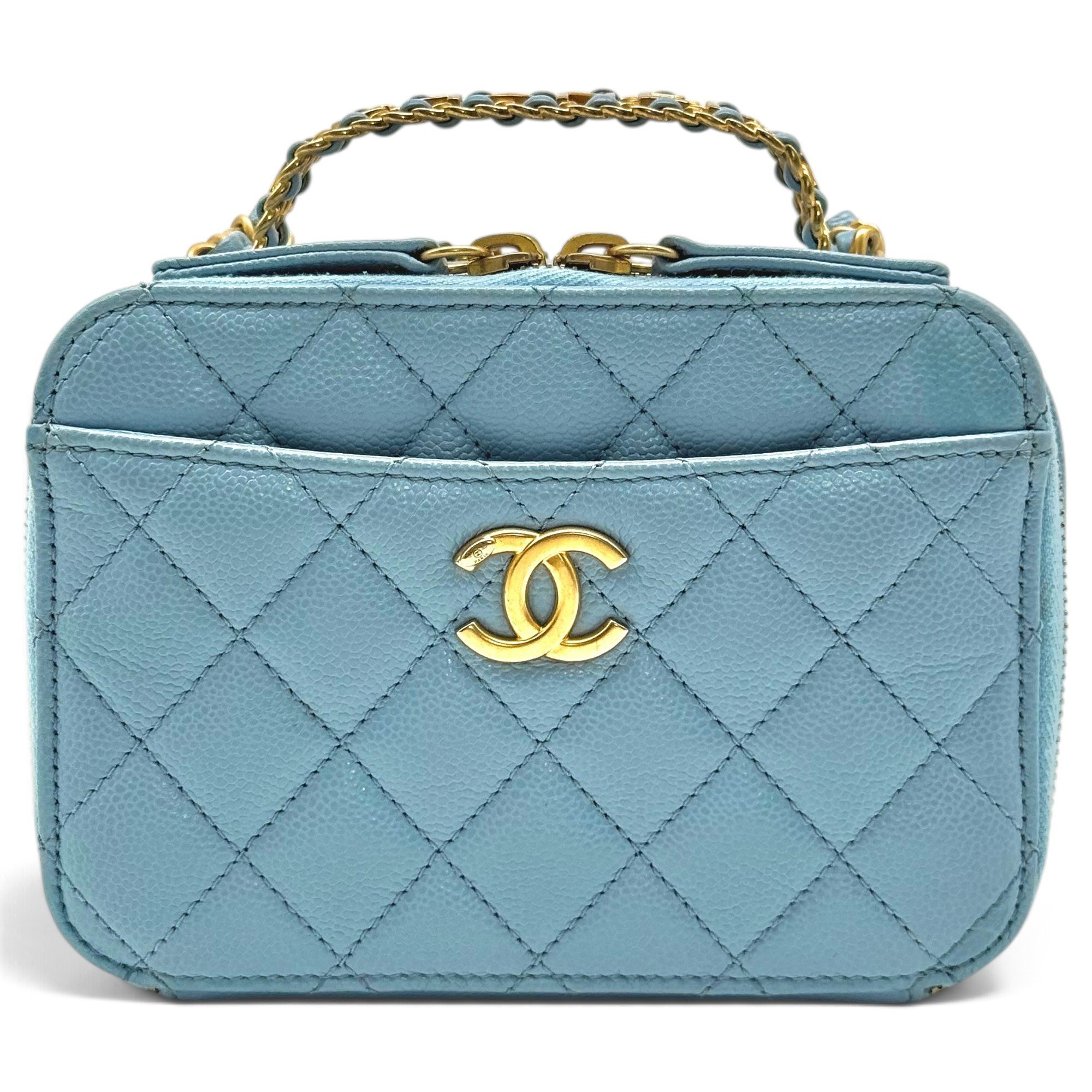 Vanity leather crossbody bag