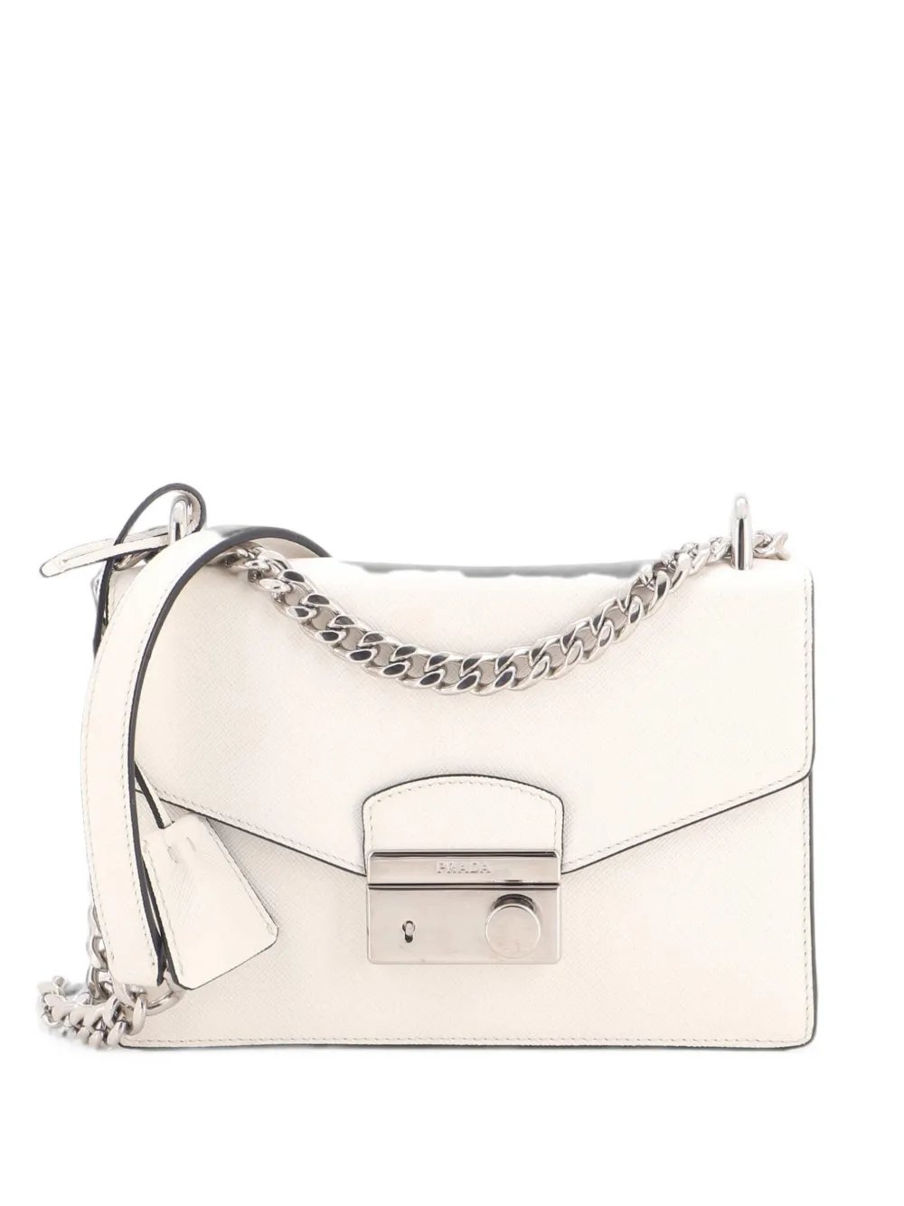 Prada Sound Chain Saffiano Leather Small shoulder bag