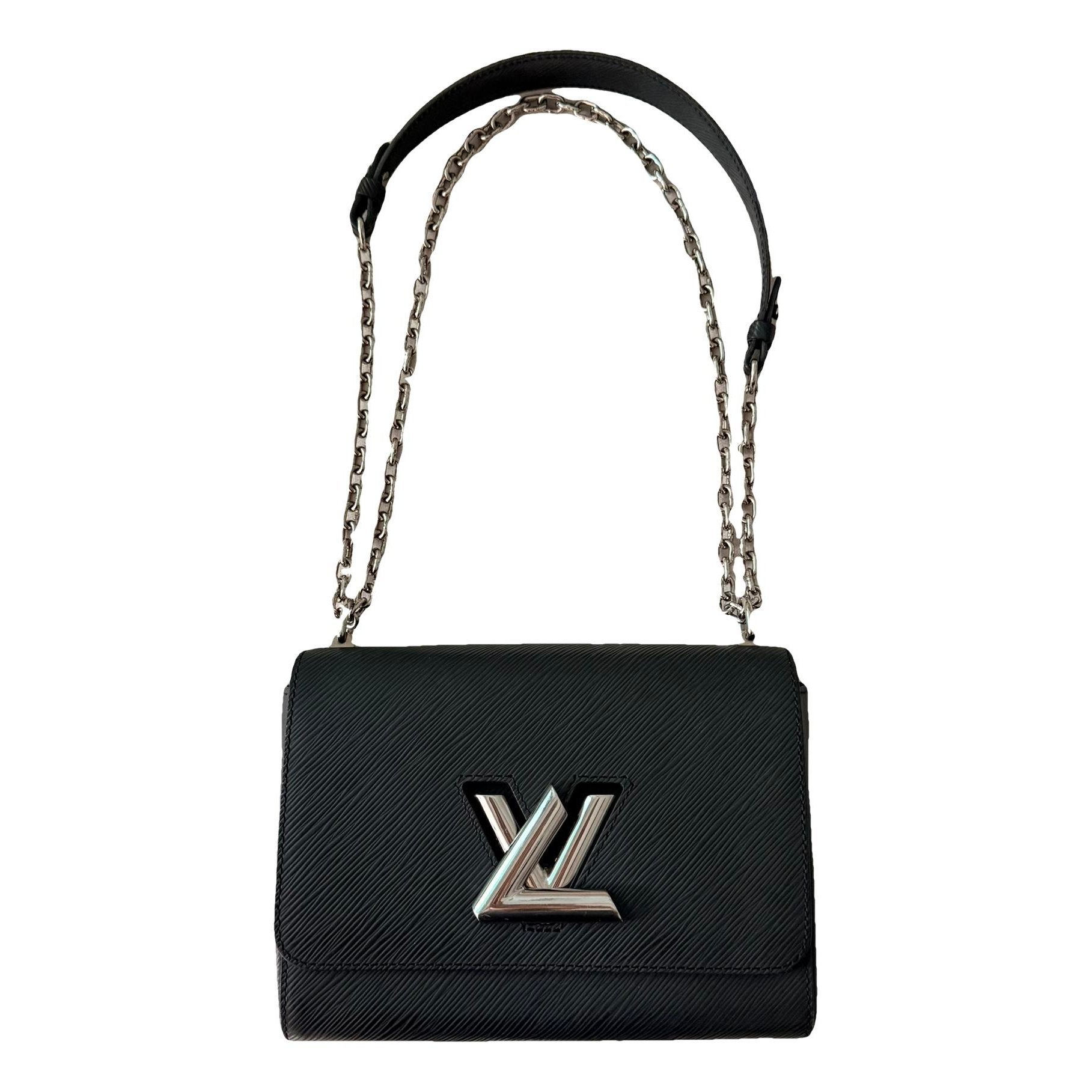 Twist leather handbag