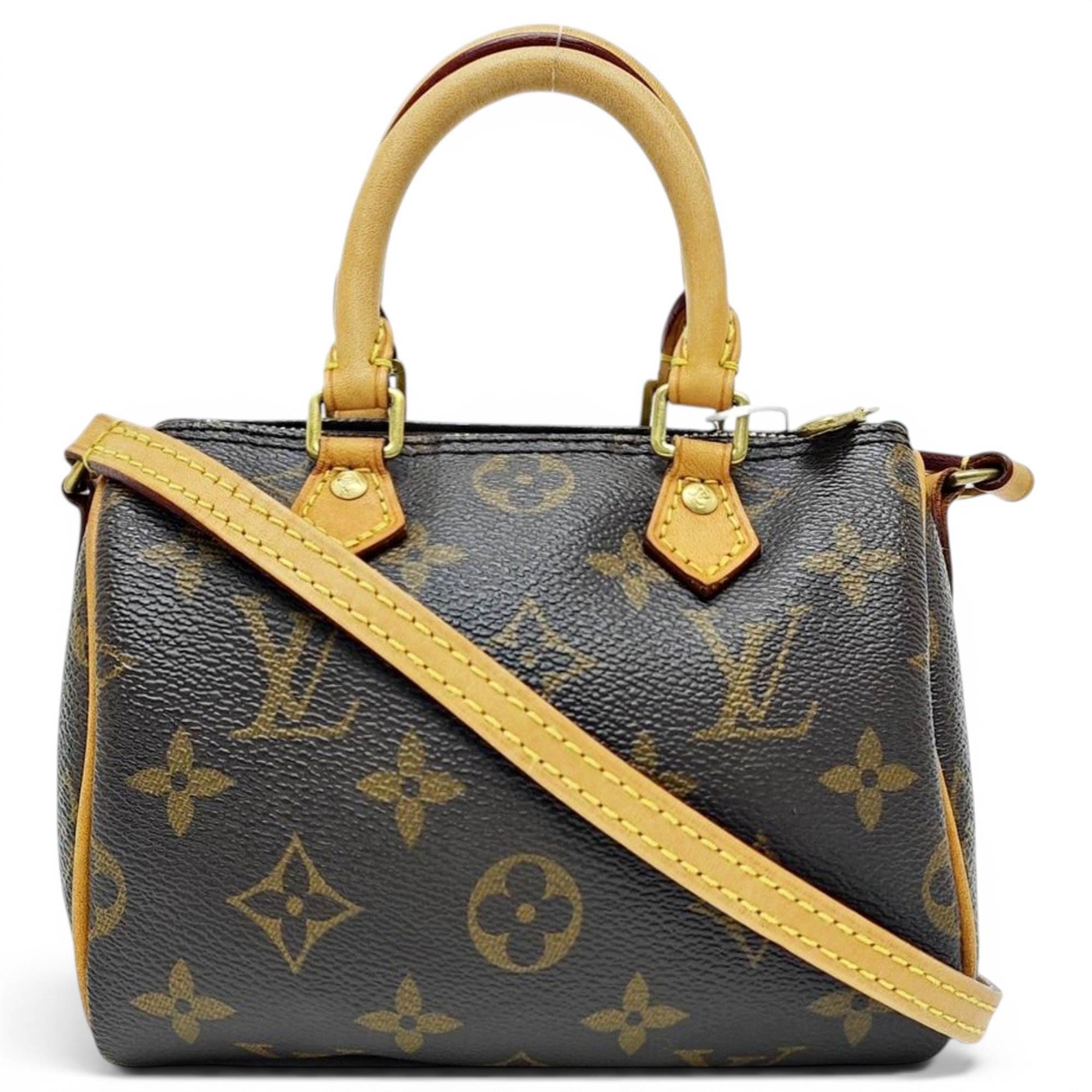 Nano Speedy / Mini HL leather handbag