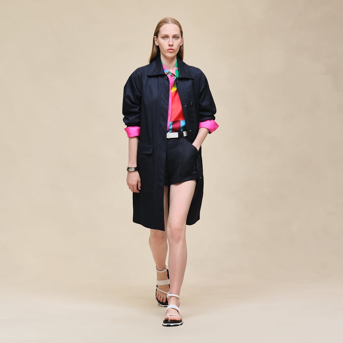 Bleu Noir Harness Coat