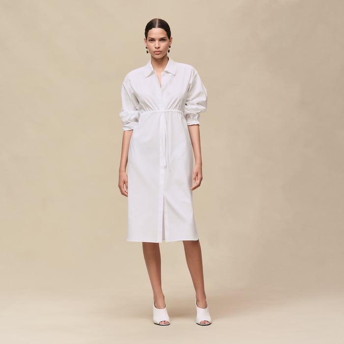 Blanc "Mosaique" Shirt Dress