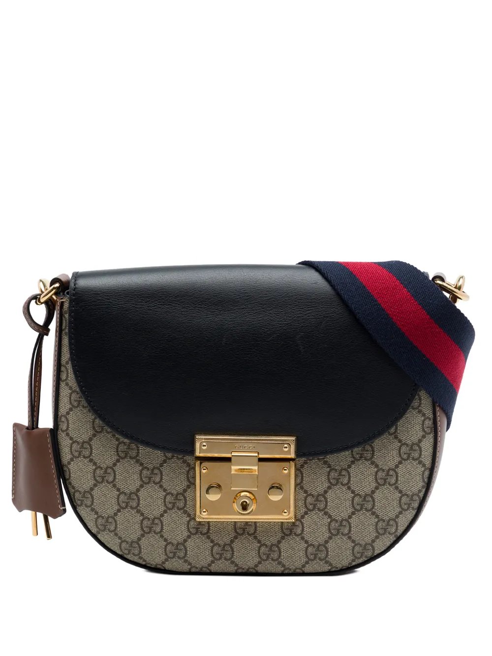 2016-2026 GG Supreme Web Padlock crossbody bag