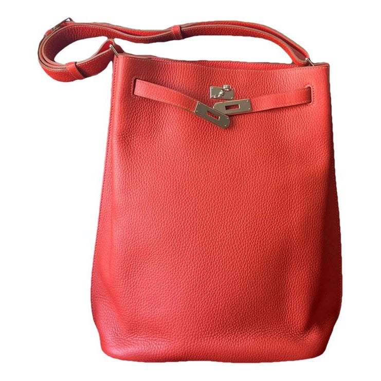 So Kelly leather handbag