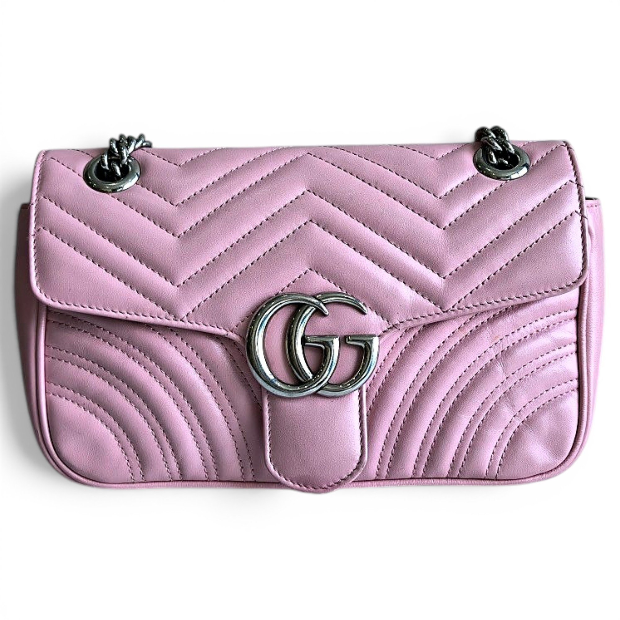 GG Marmont Flap leather handbag