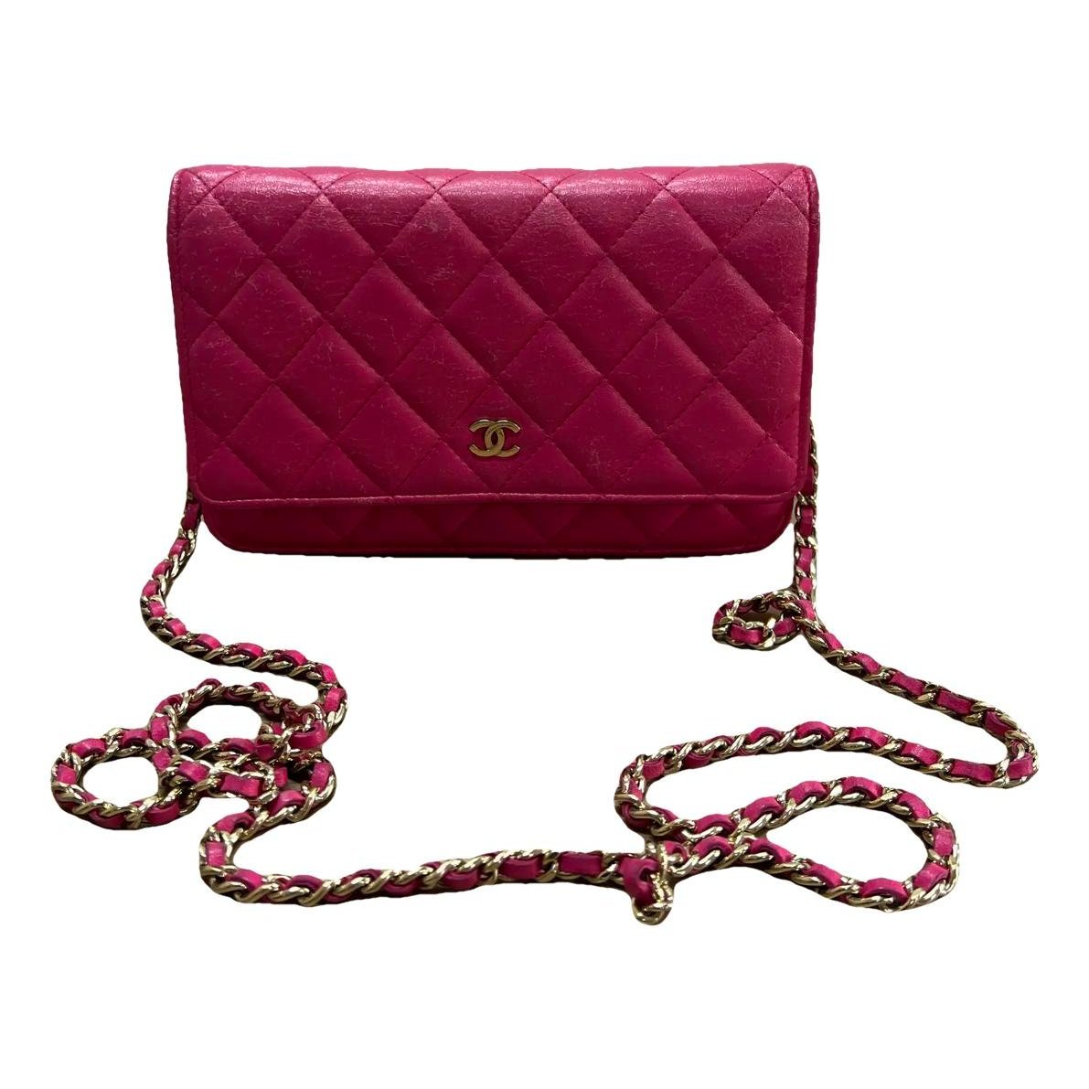 Wallet On Chain Timeless/Classique leather crossbody bag
