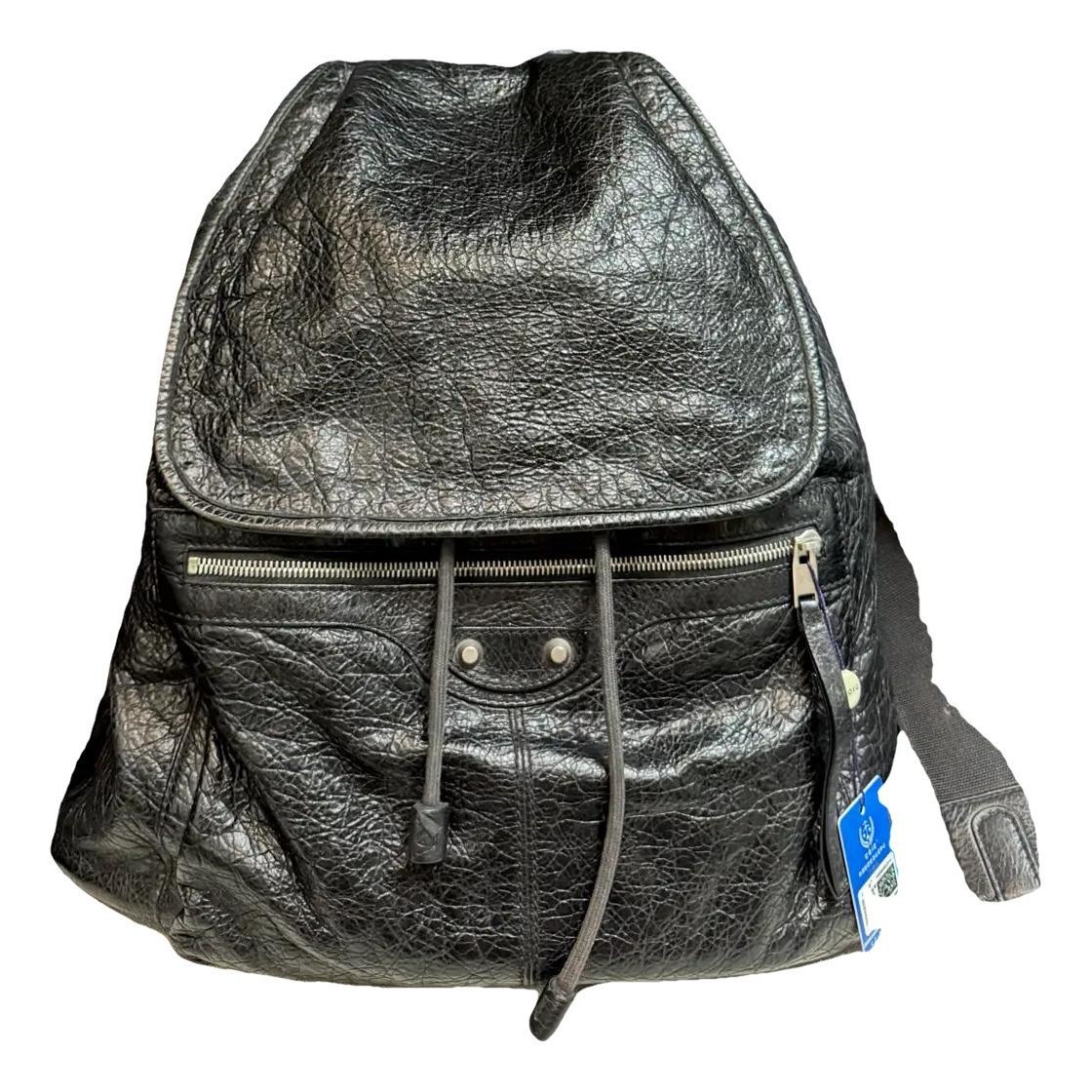 Leather backpack