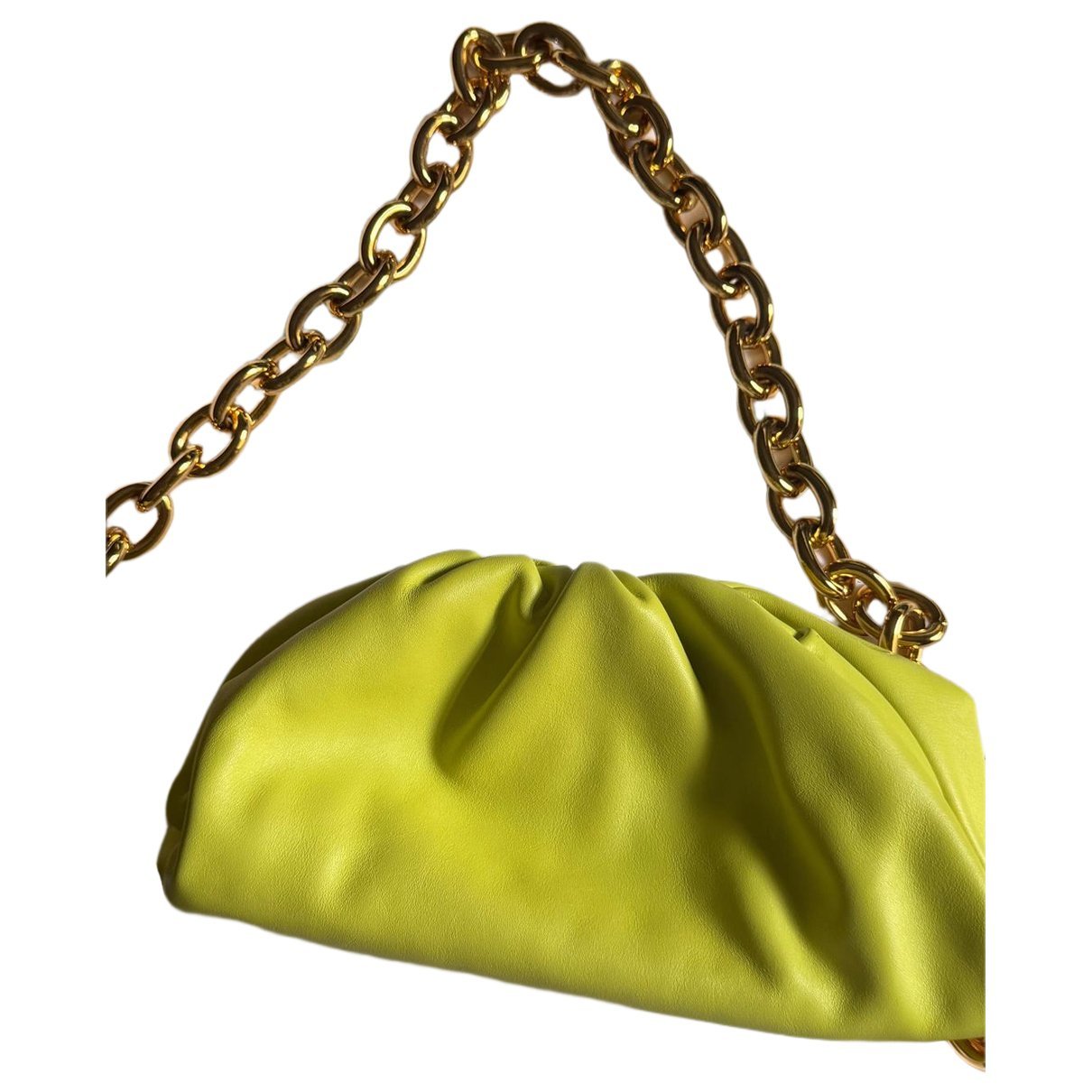 Chain Pouch leather handbag
