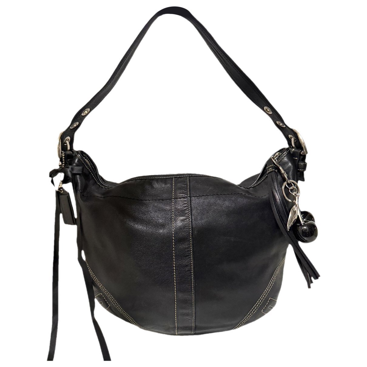 Leather handbag