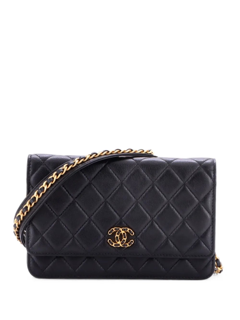 Chain Infinity Wallet on Chain Quilted Lambskin crossbody bag