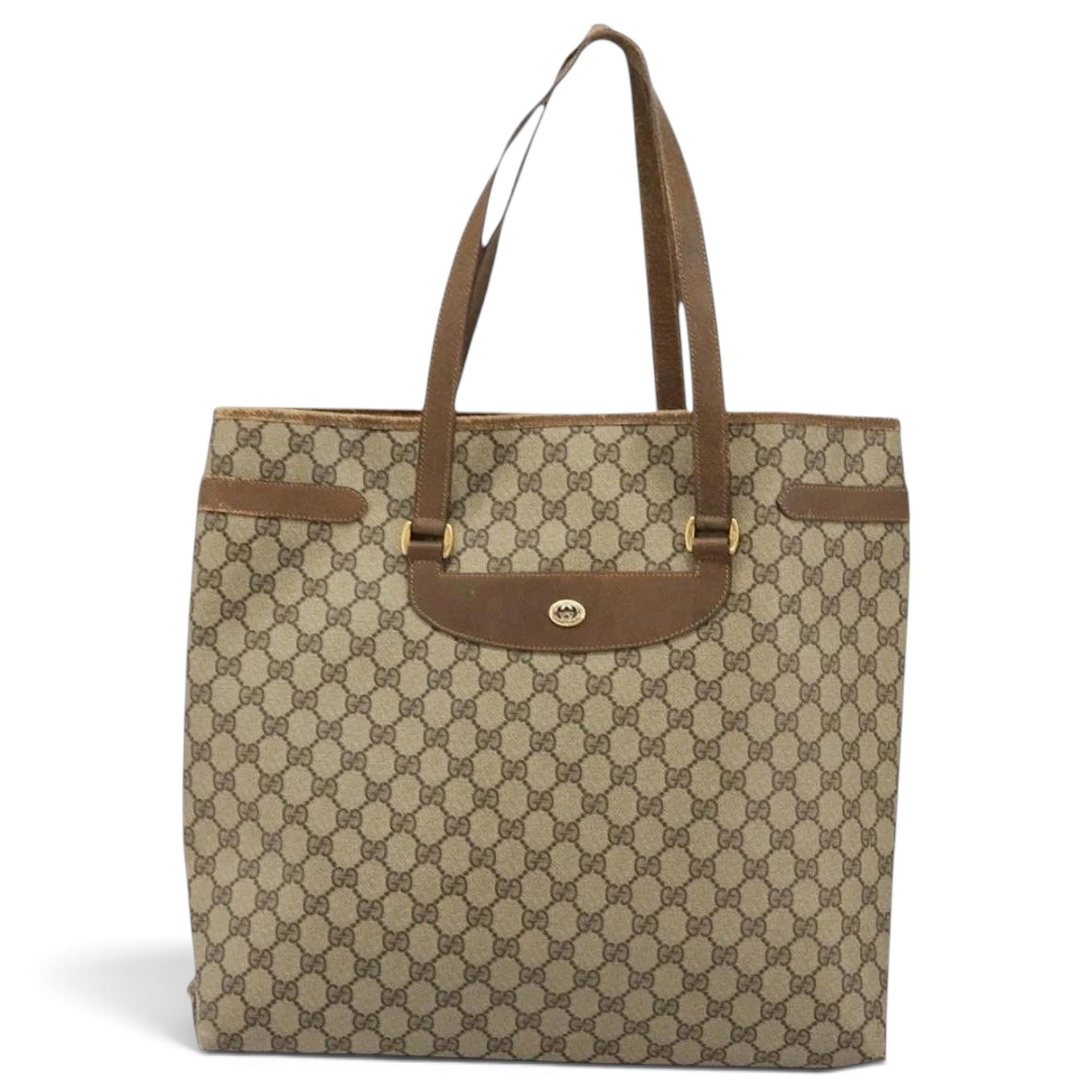 Leather tote