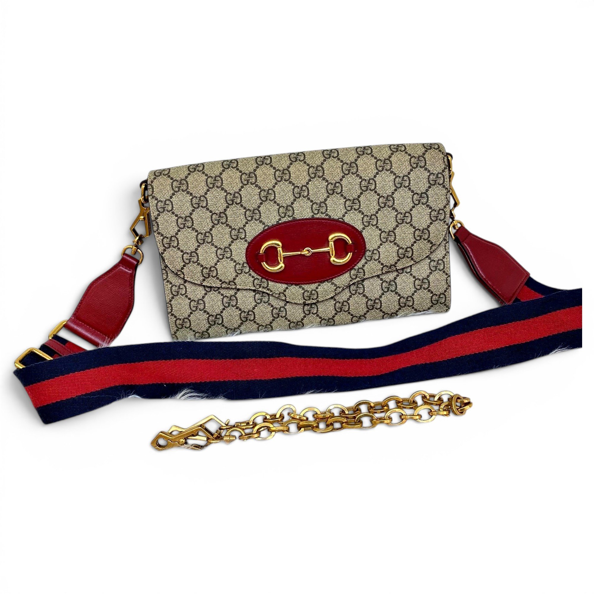 Horsebit 1955 Chain Wallet leather handbag