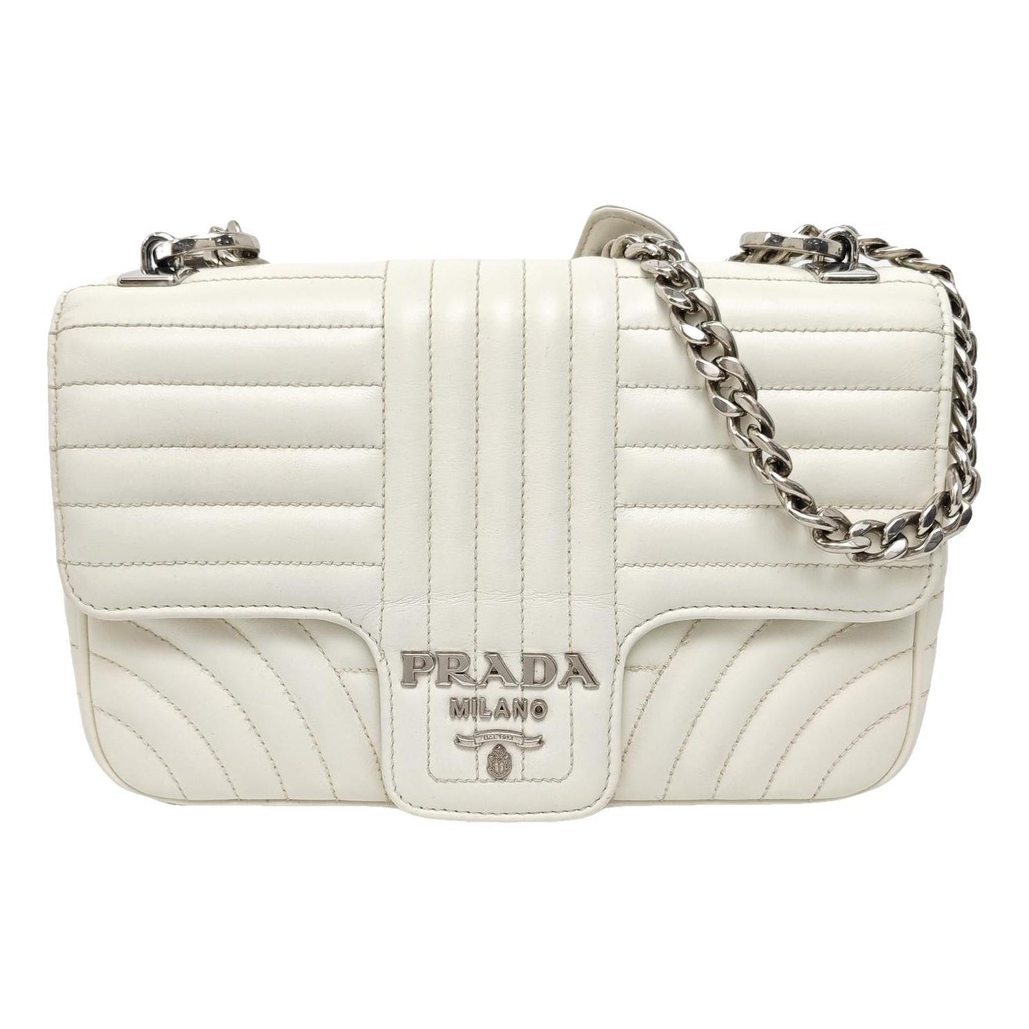 Diagramme leather handbag