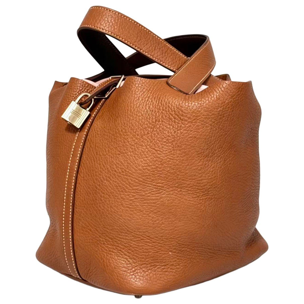 Picotin leather handbag