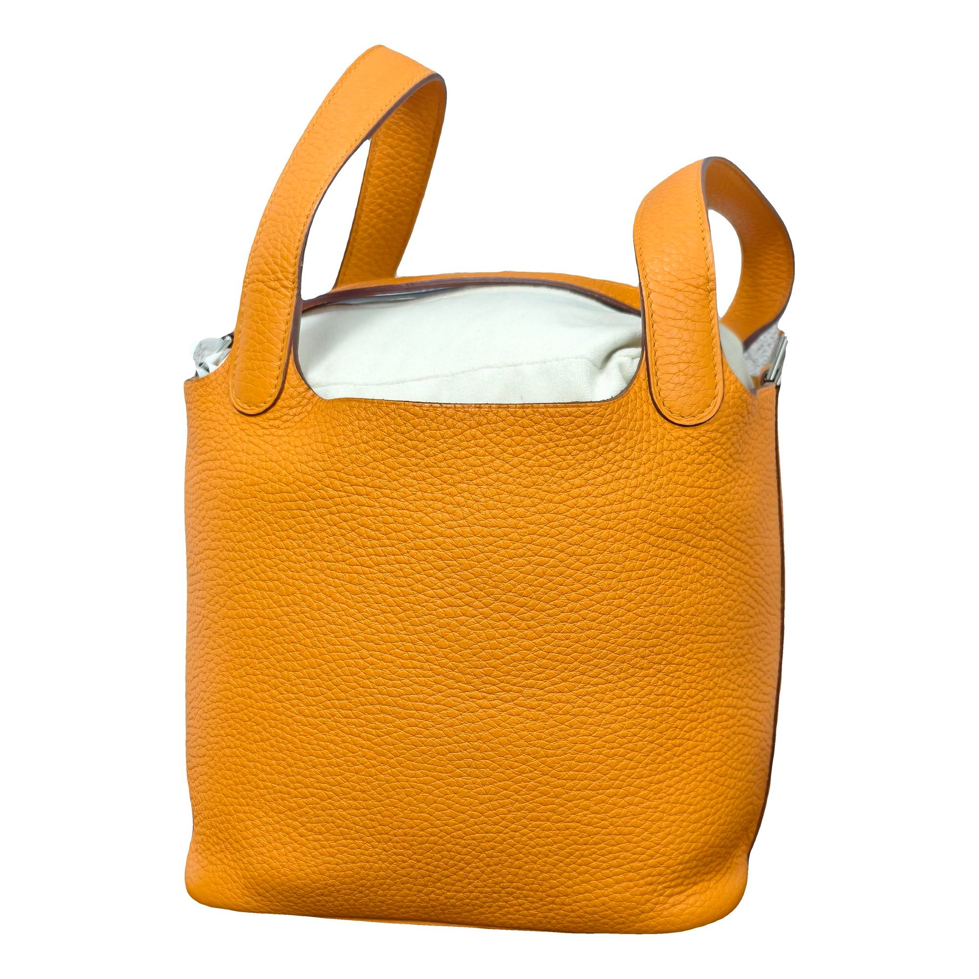 Picotin leather handbag