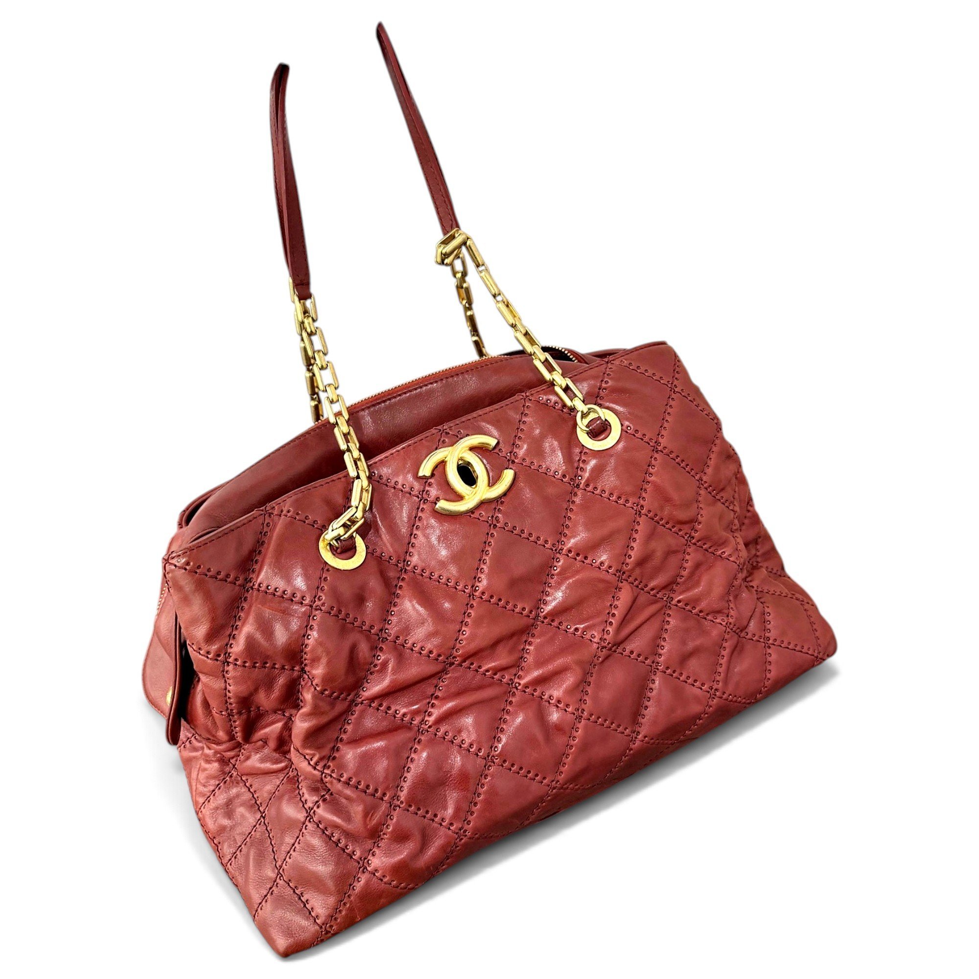 Leather handbag