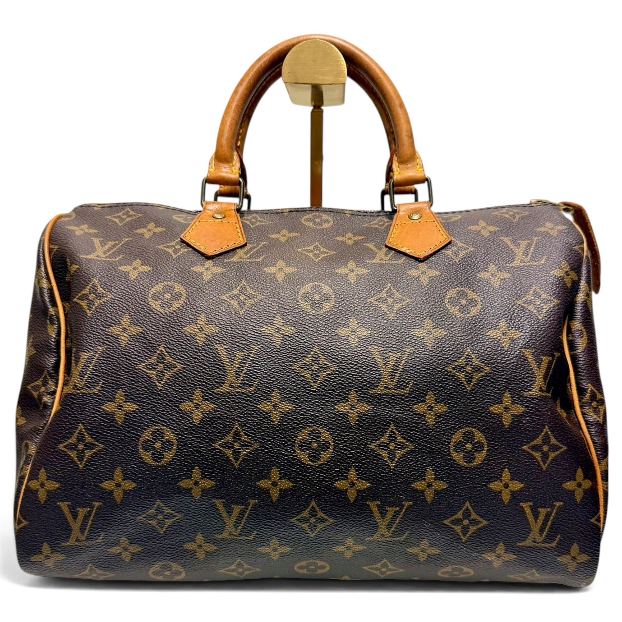 Speedy leather handbag