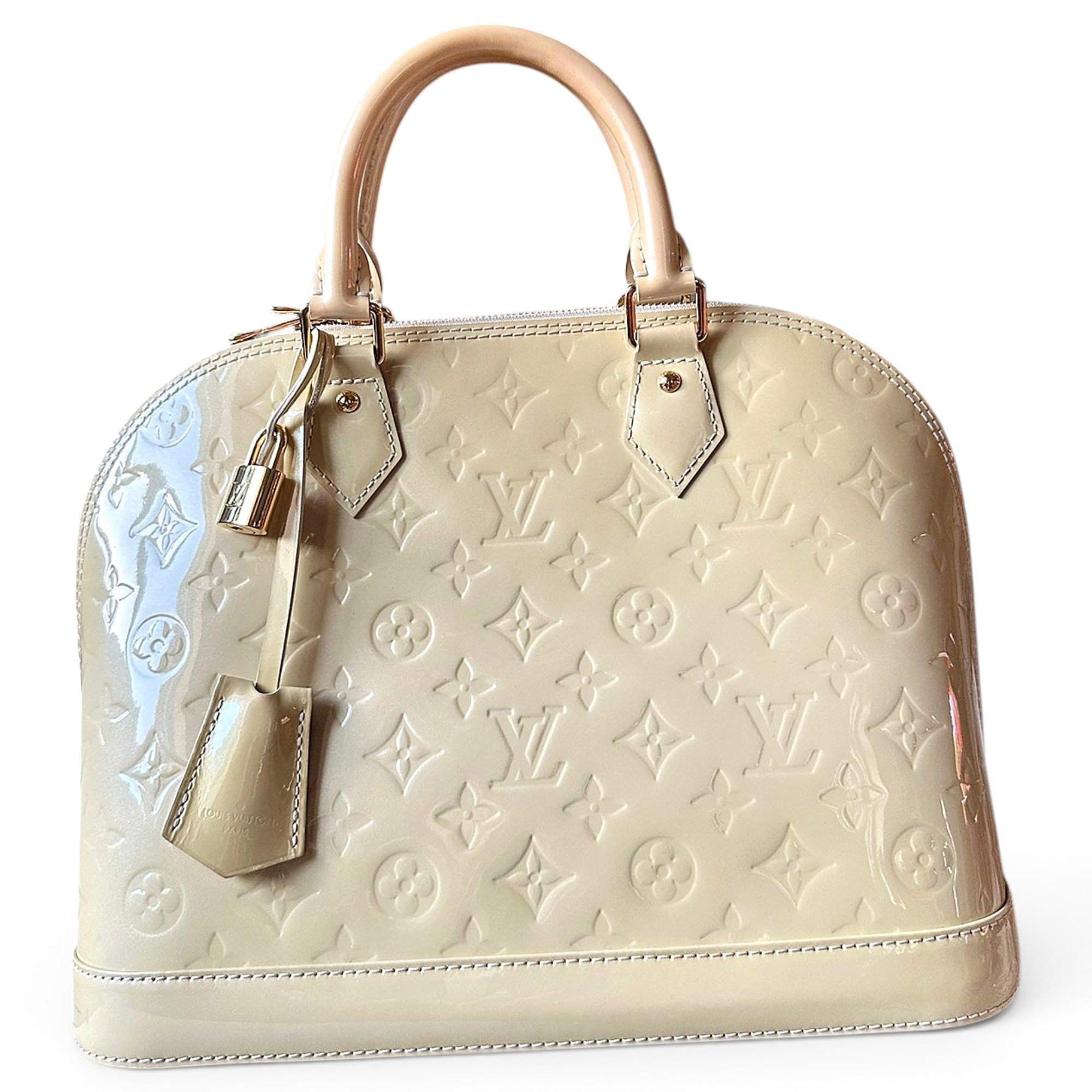 Alma patent leather handbag