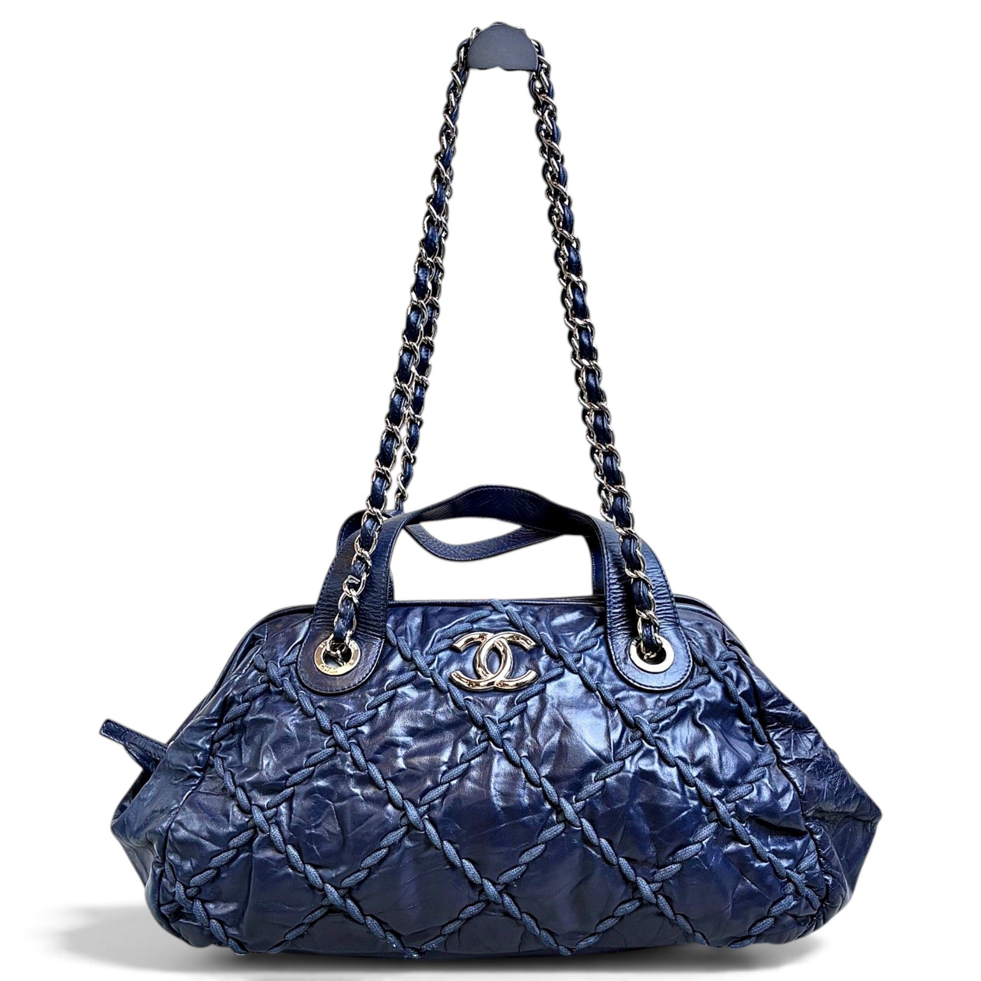 Mademoiselle leather handbag