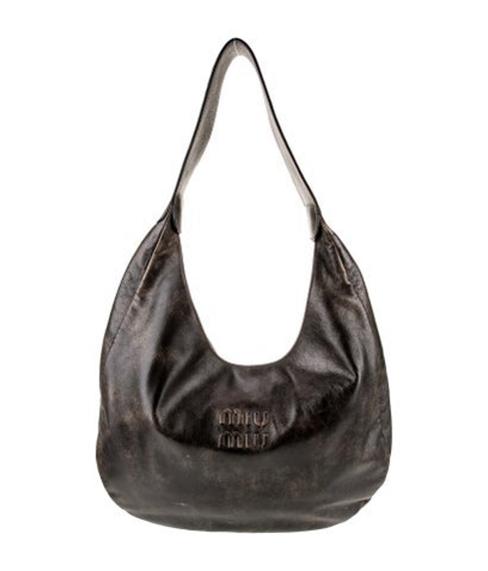 Miu Miu Miu Leather Hobo
