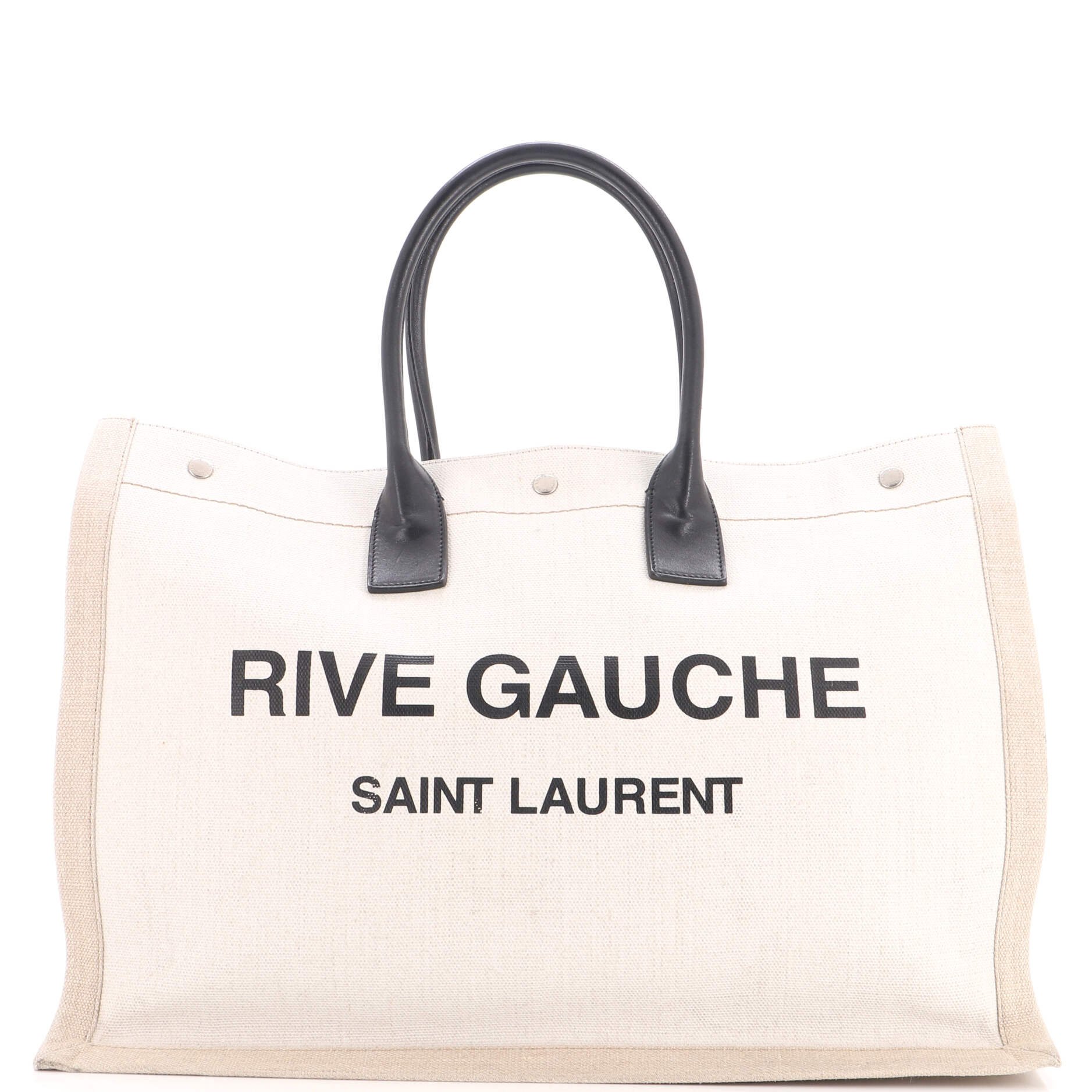 Rive Gauche Shopper Tote Canvas Large