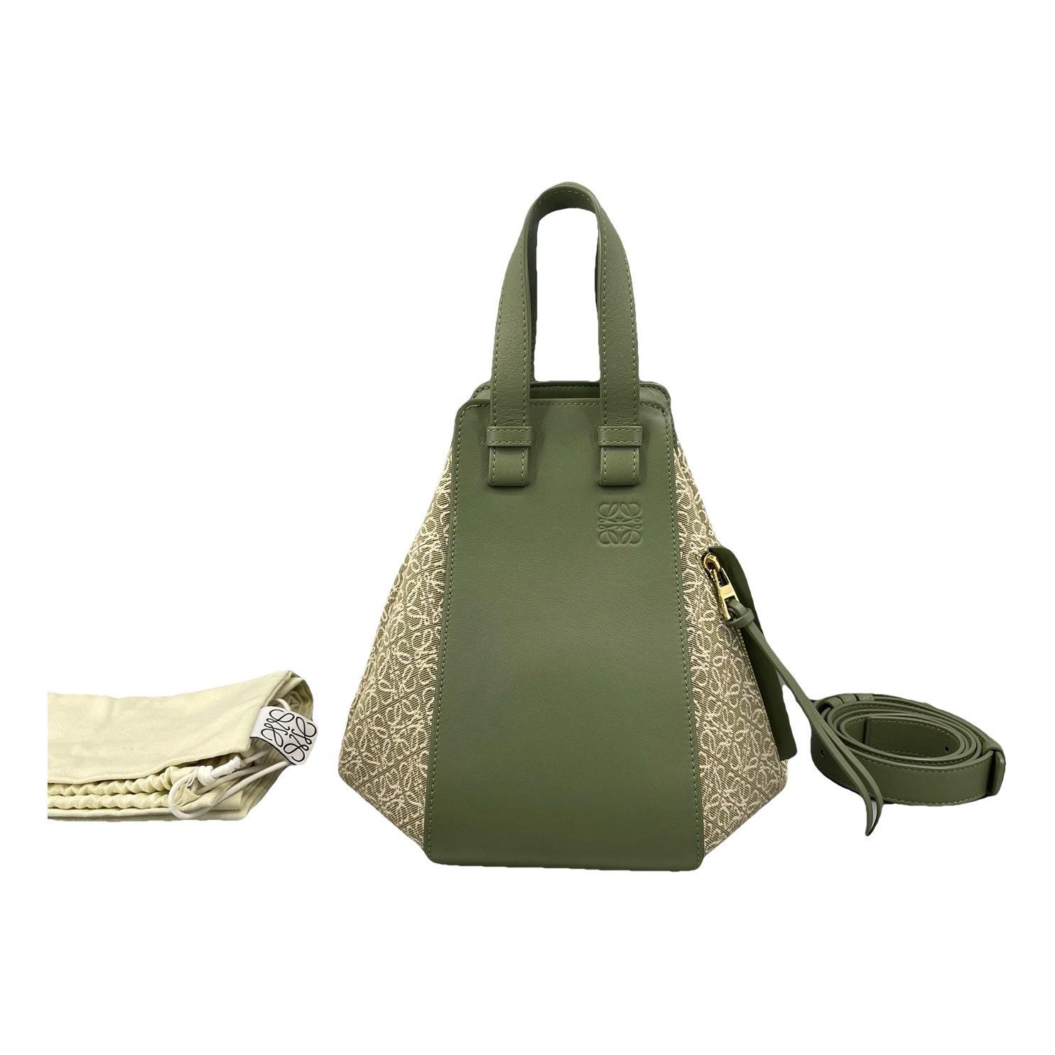 Hammock leather handbag