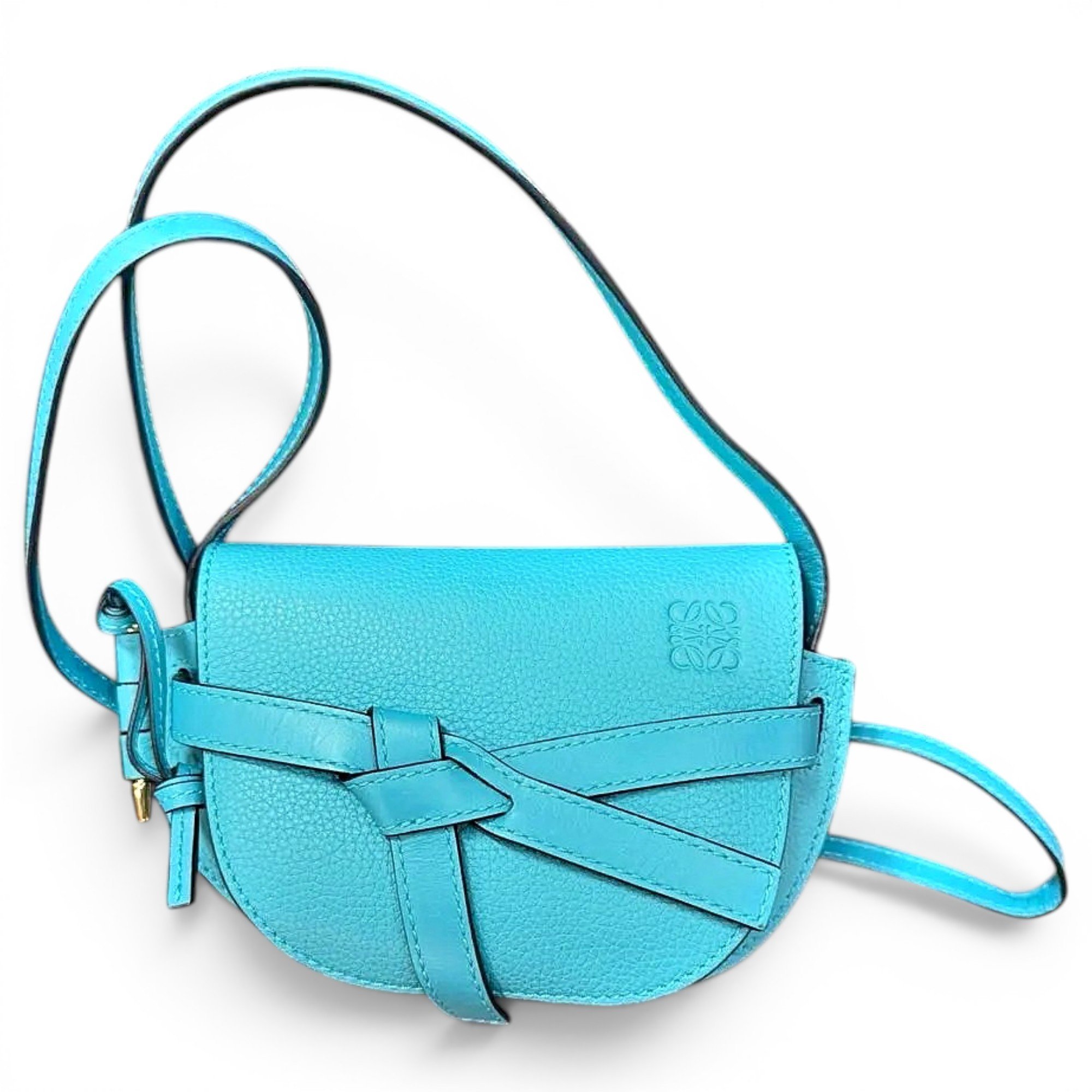 Gate leather crossbody bag