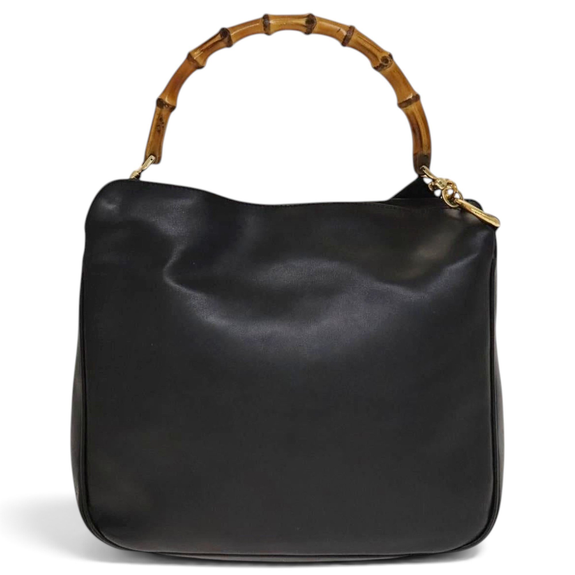 Bamboo leather handbag