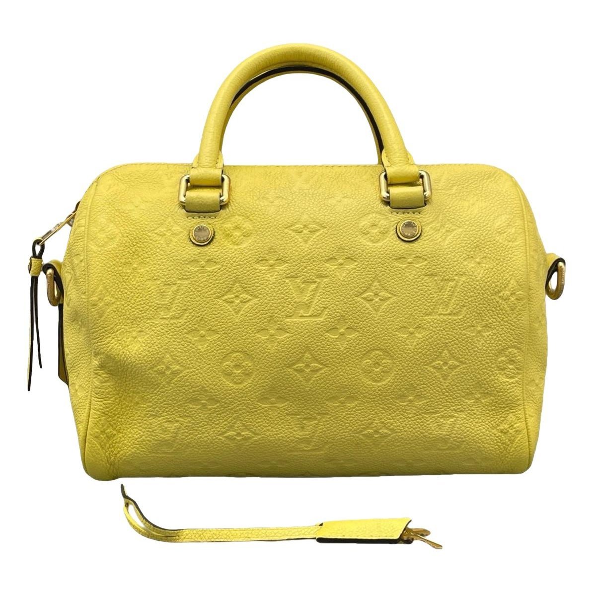 Speedy leather handbag