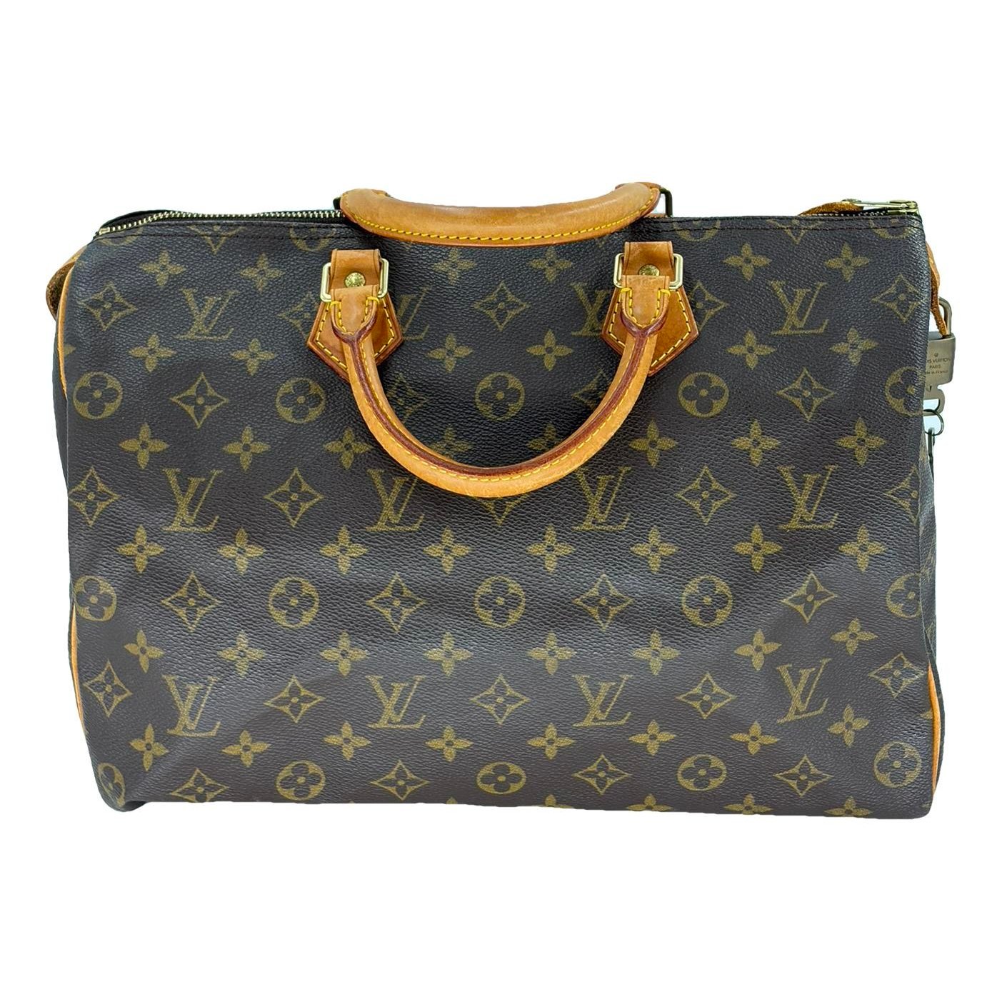 Speedy leather handbag