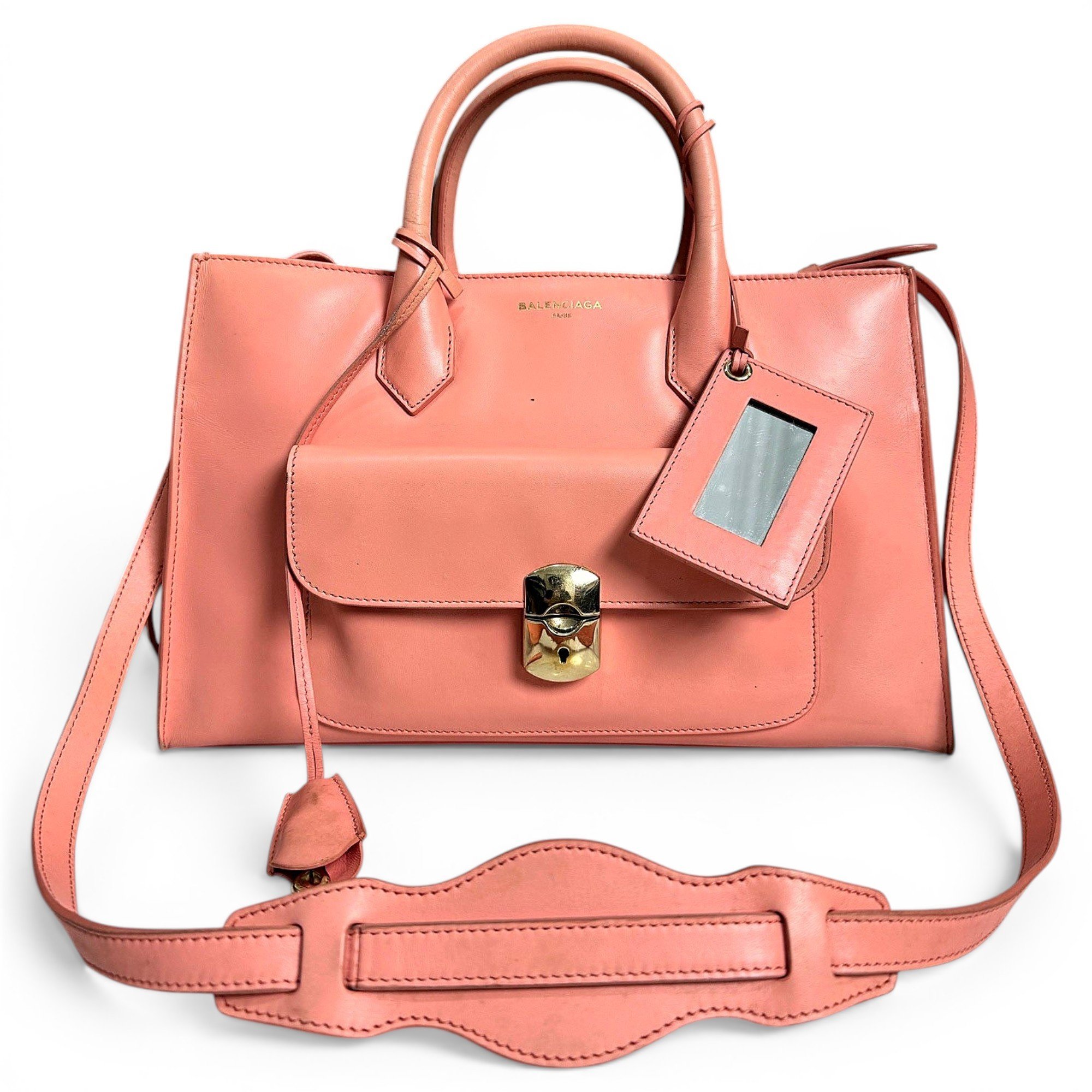 Leather handbag