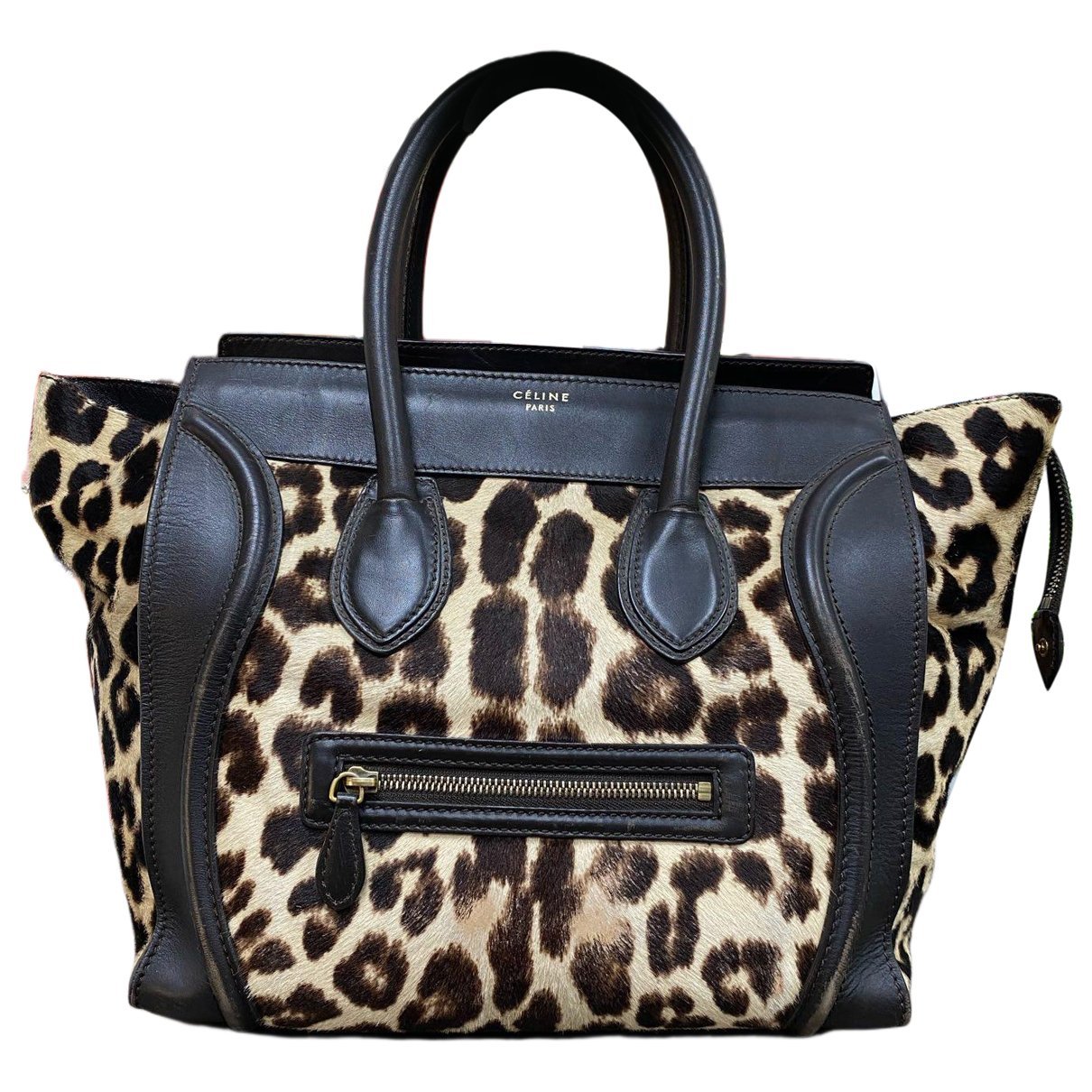 Luggage leather handbag