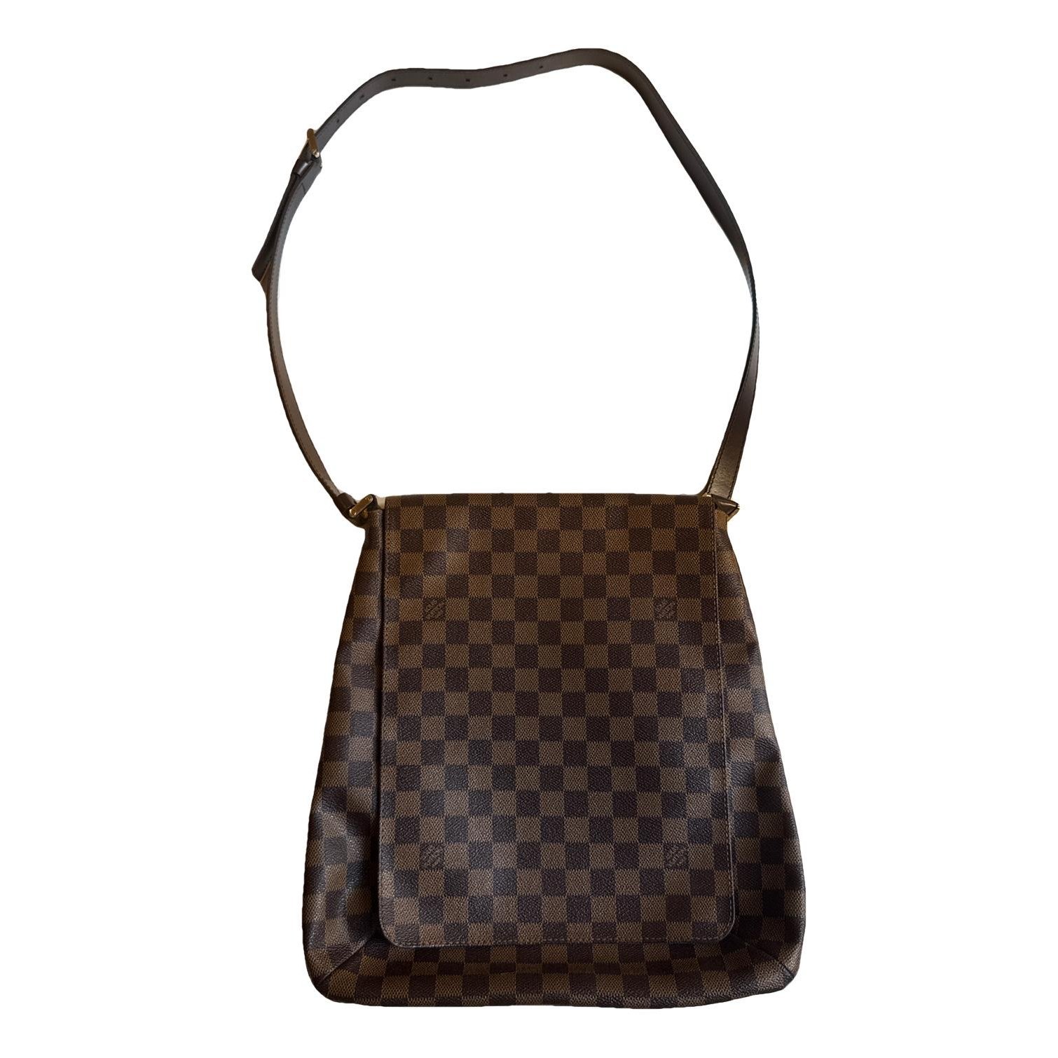 Musette leather crossbody bag
