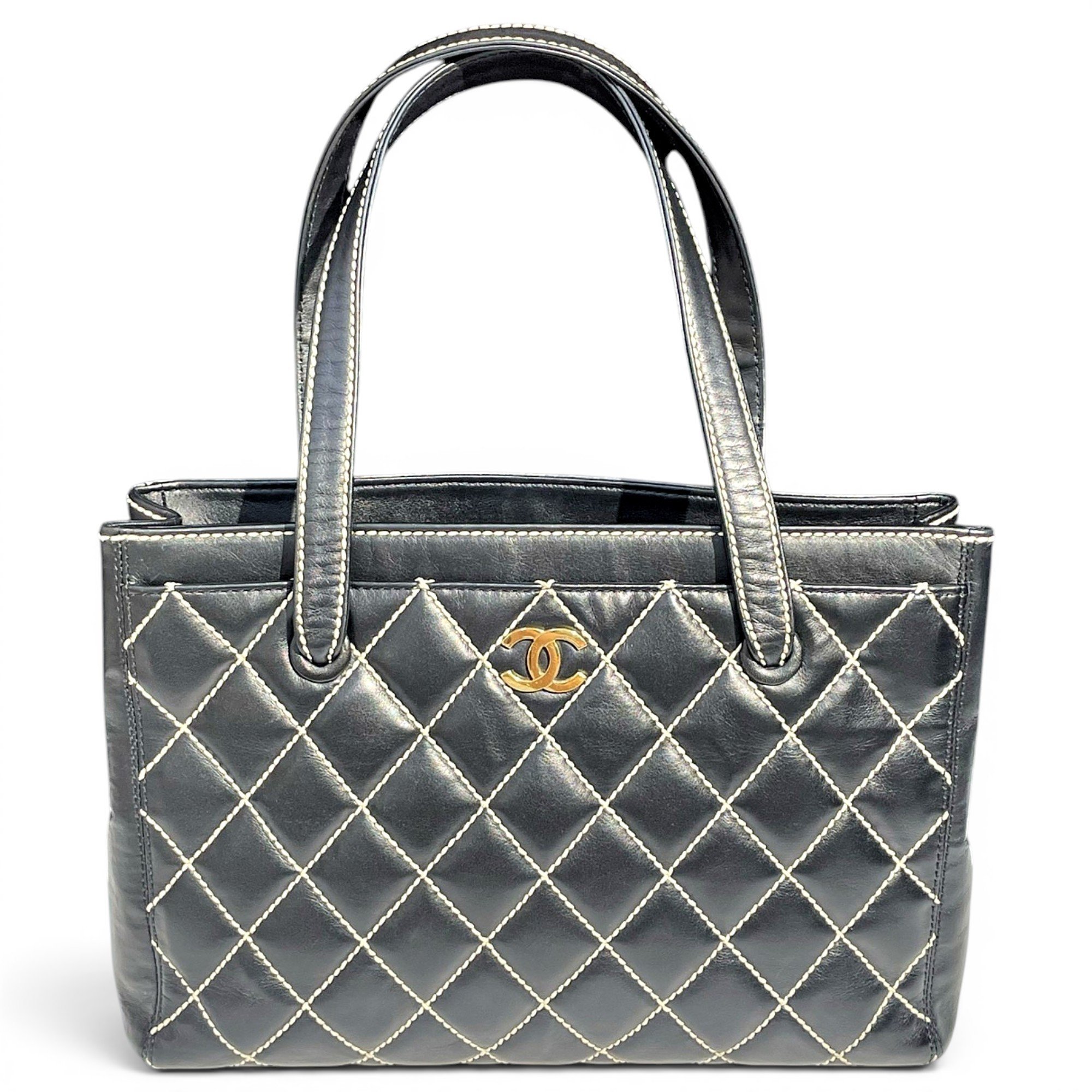 Leather tote
