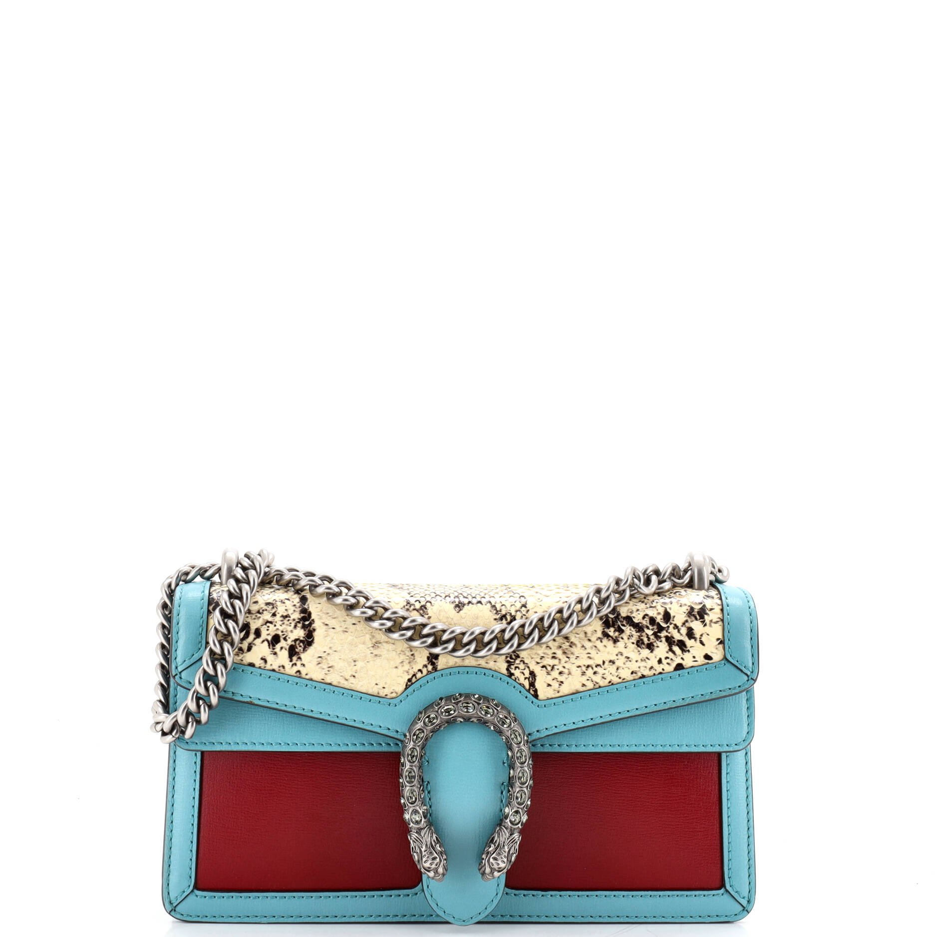 Dionysus Bag Leather with Python Small