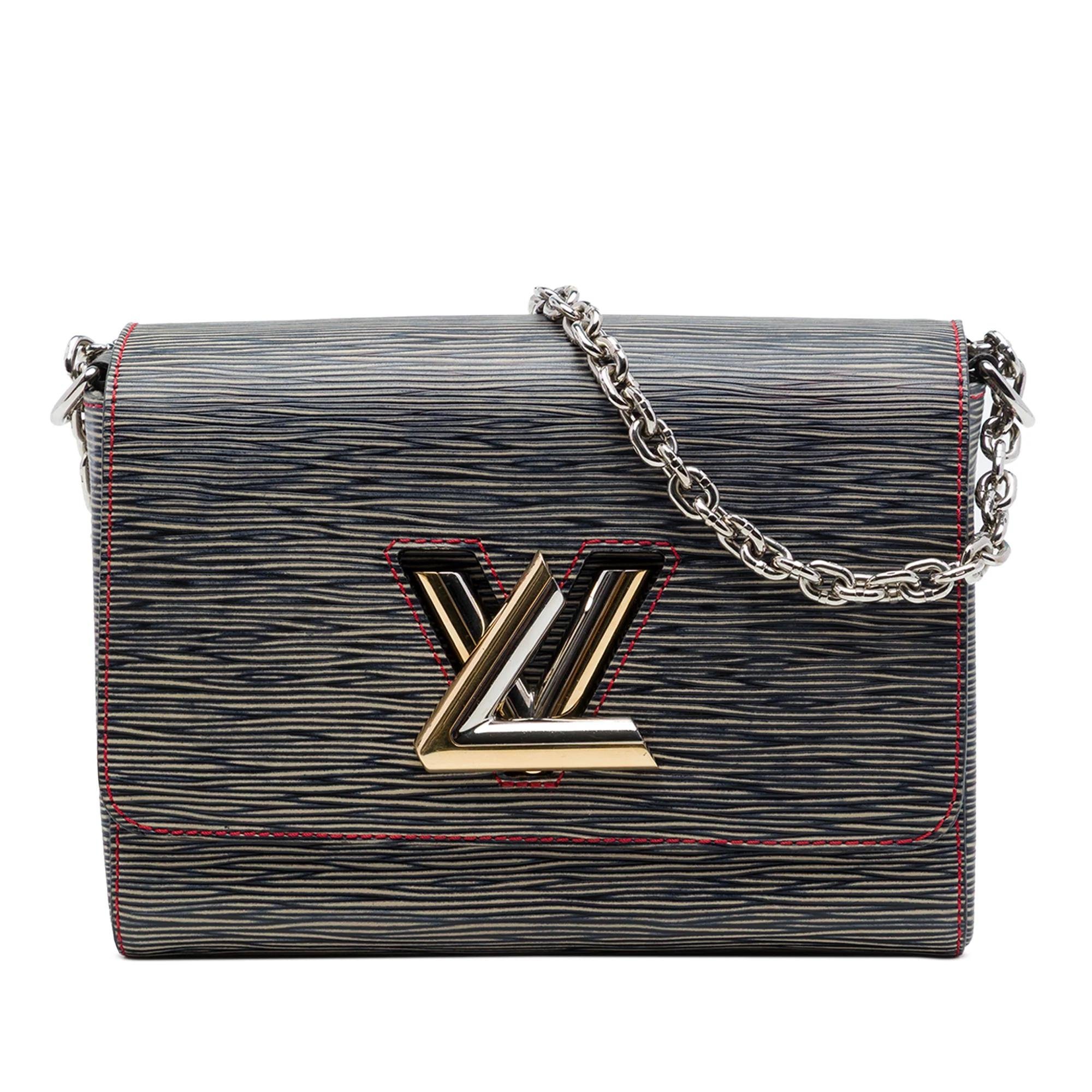 Twist leather handbag