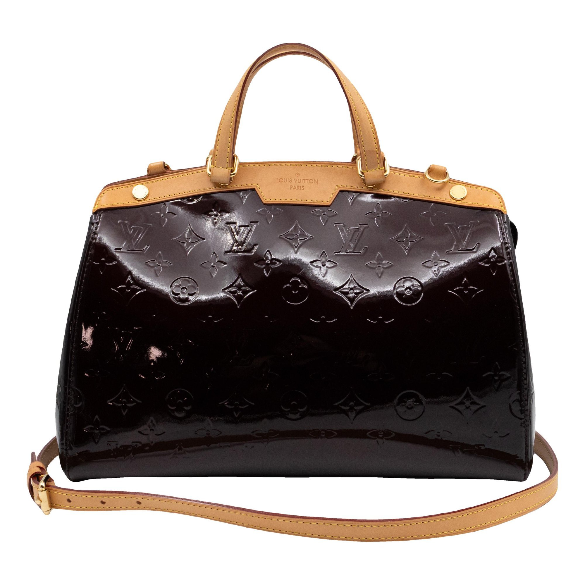 Bréa patent leather handbag