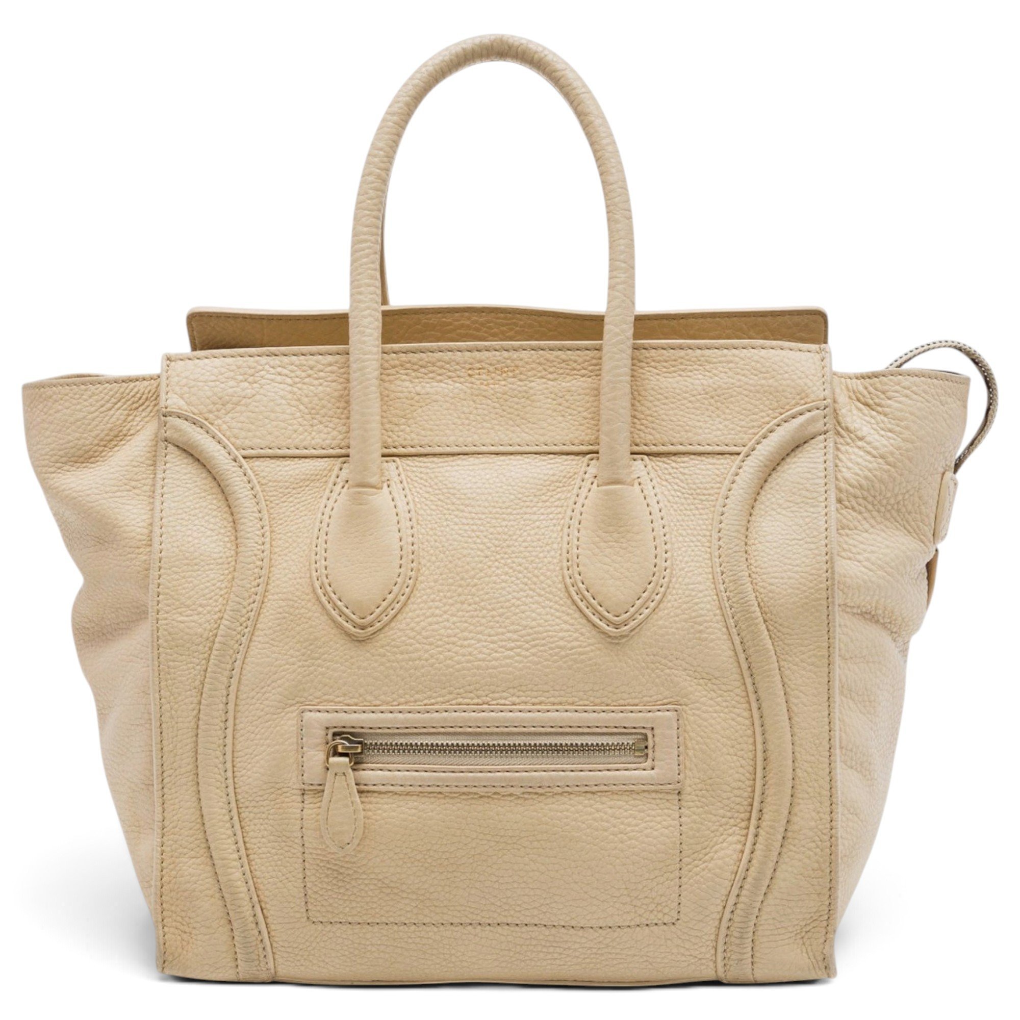 Luggage leather handbag