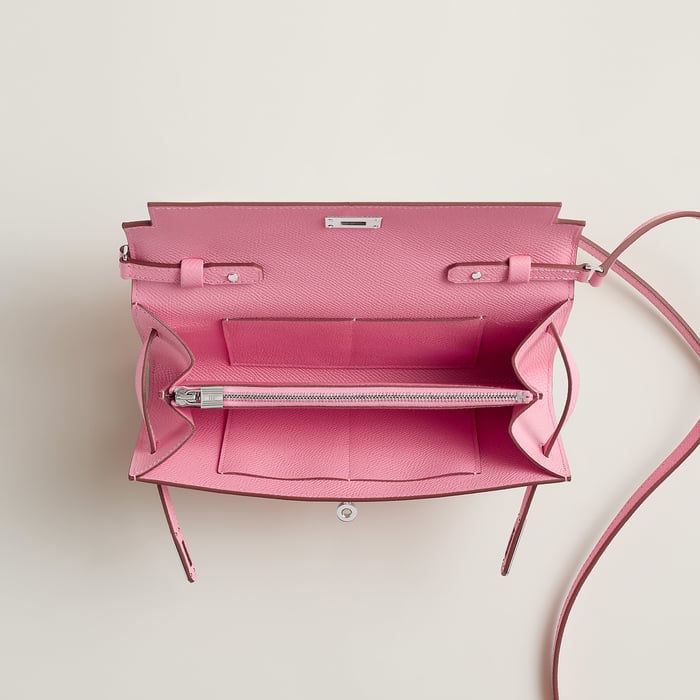 Rose Confetti Kelly Classique to Go Wallet