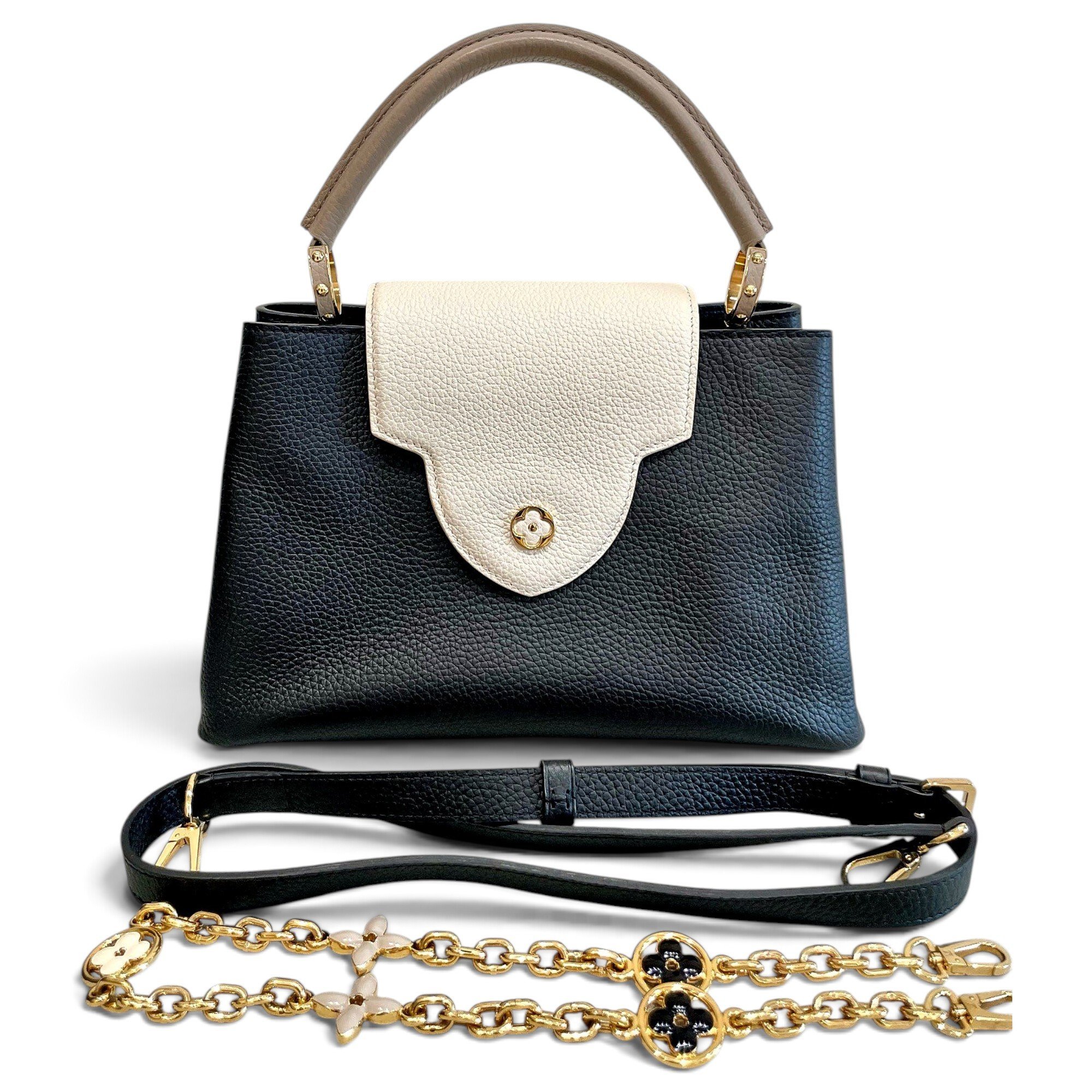 Capucines leather handbag