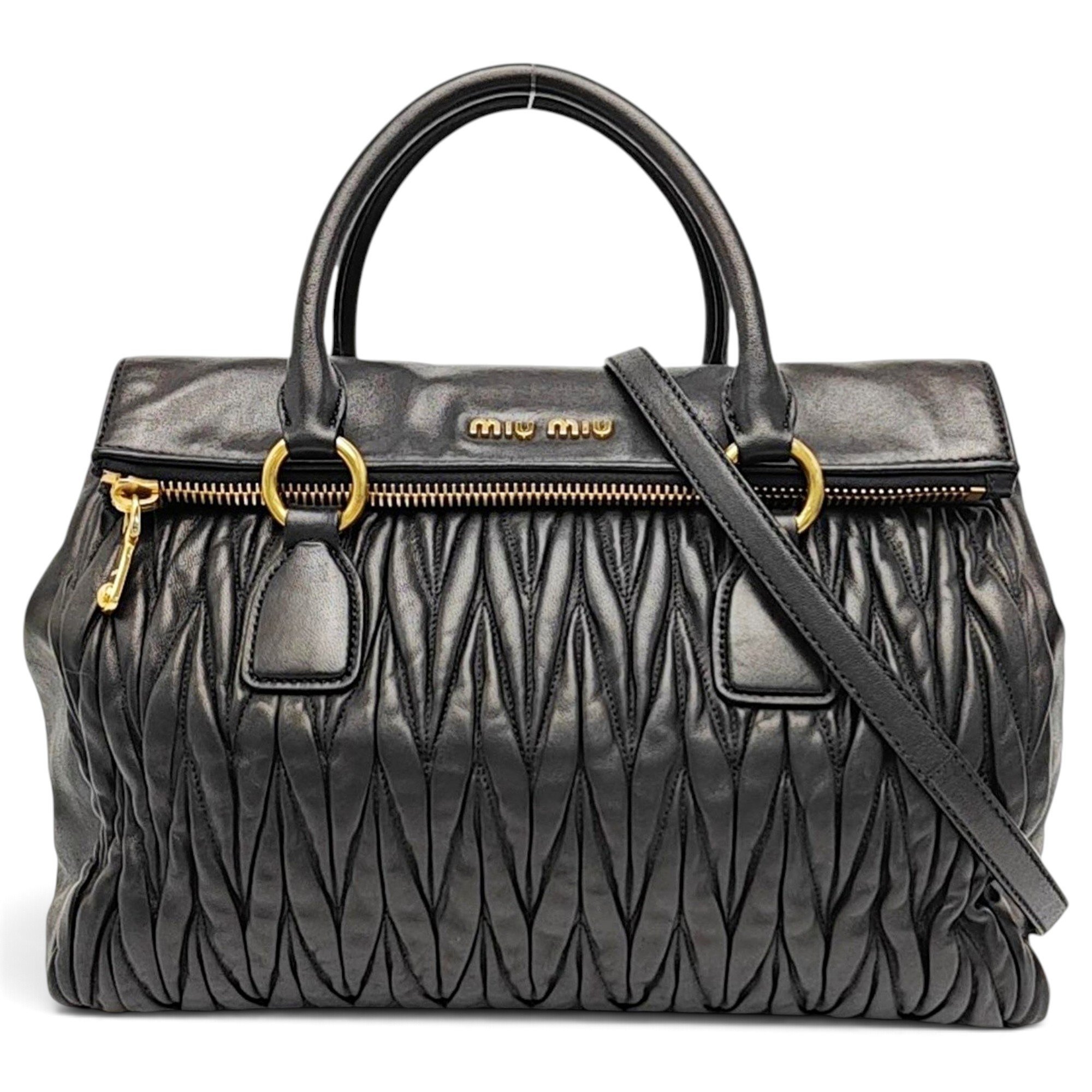 Leather handbag