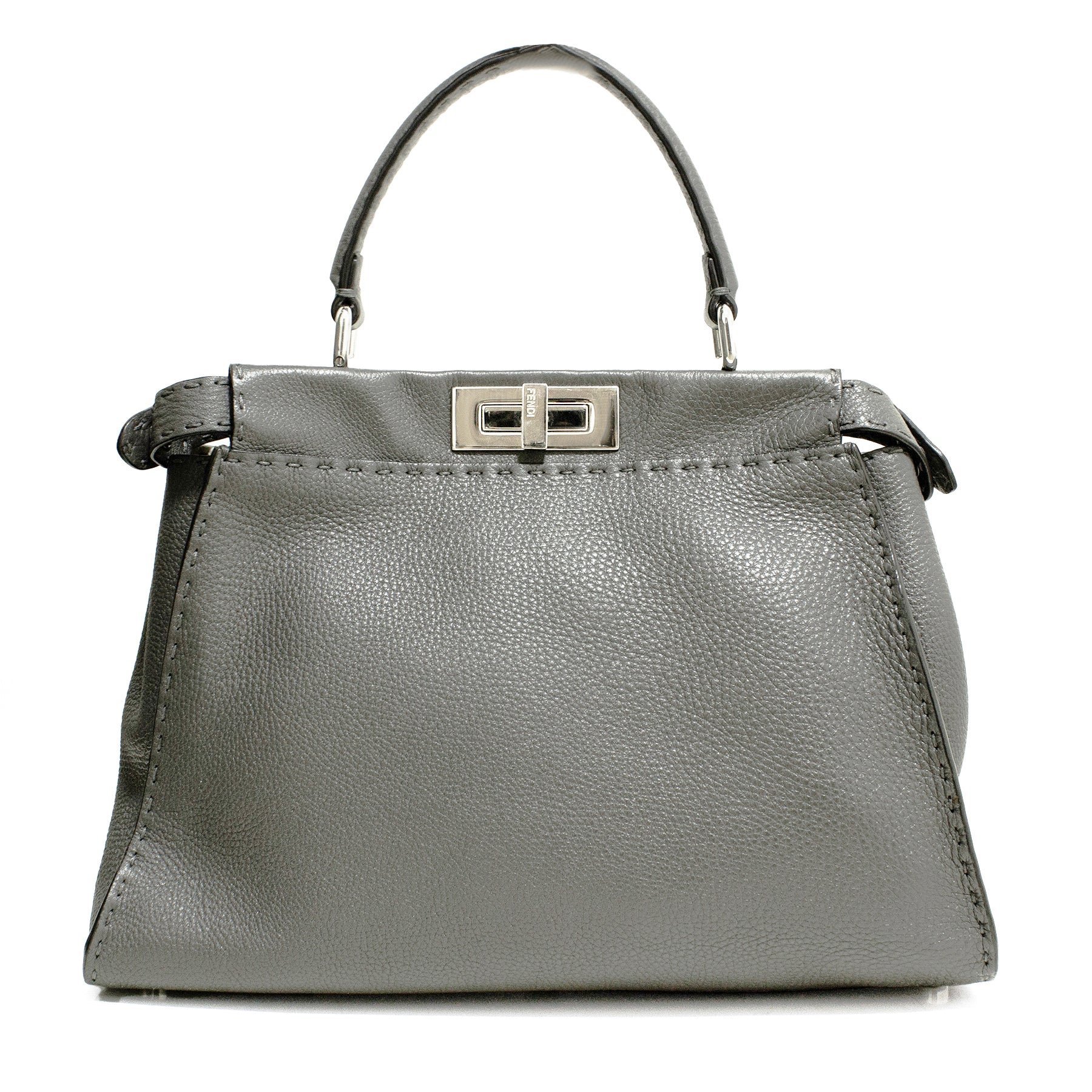 Peekaboo leather handbag