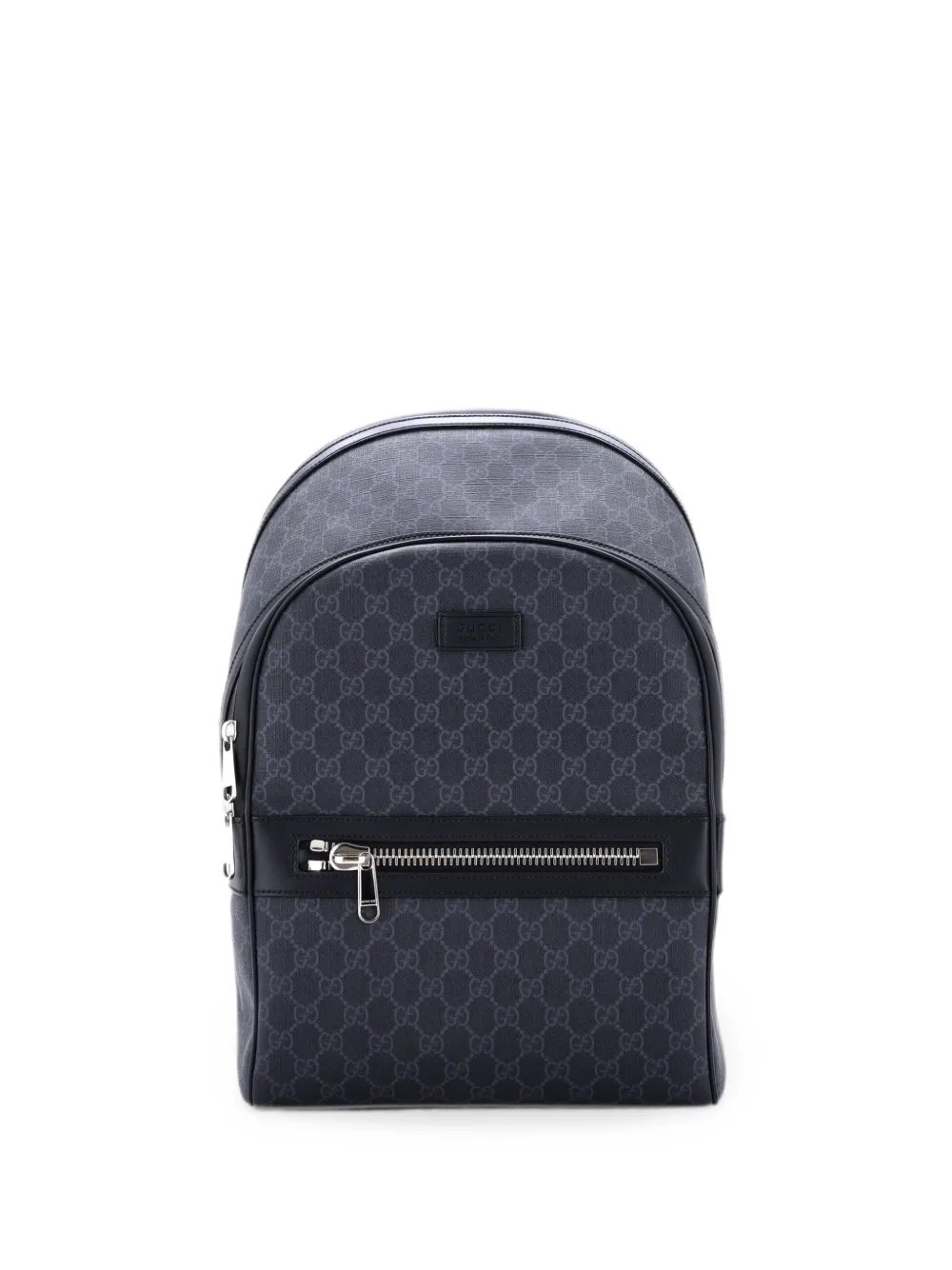 Front Zip Pocket GG Coated Canvas Medium backpack