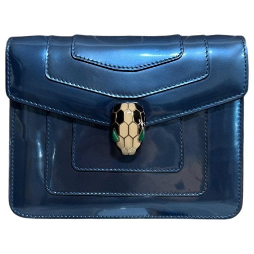 Serpenti patent leather crossbody bag