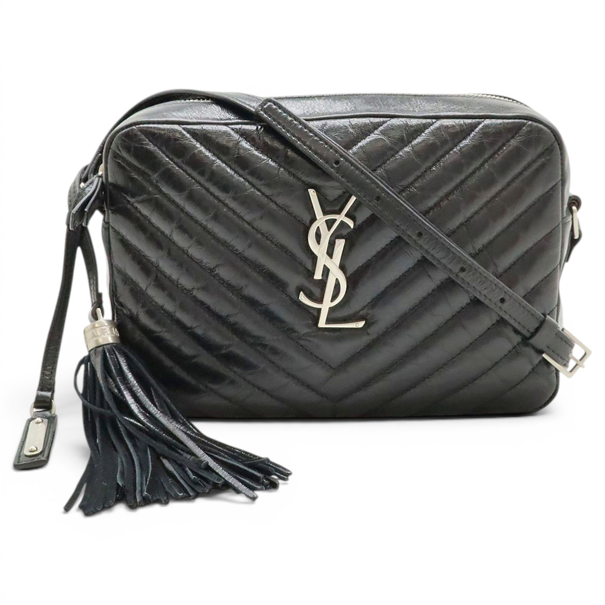 Camera Lou leather handbag