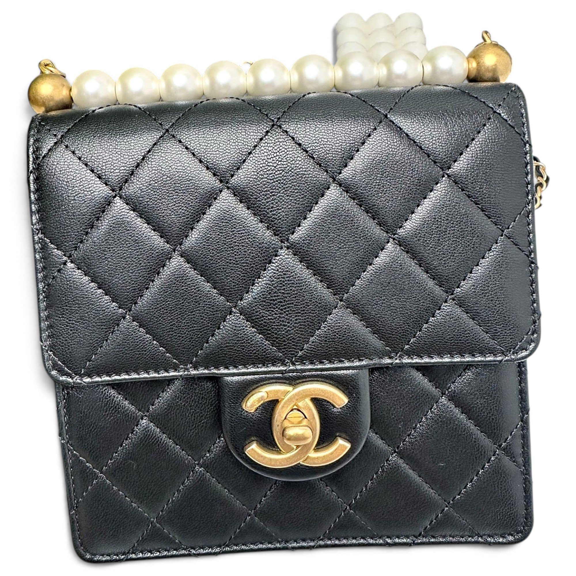Coco Handle leather handbag
