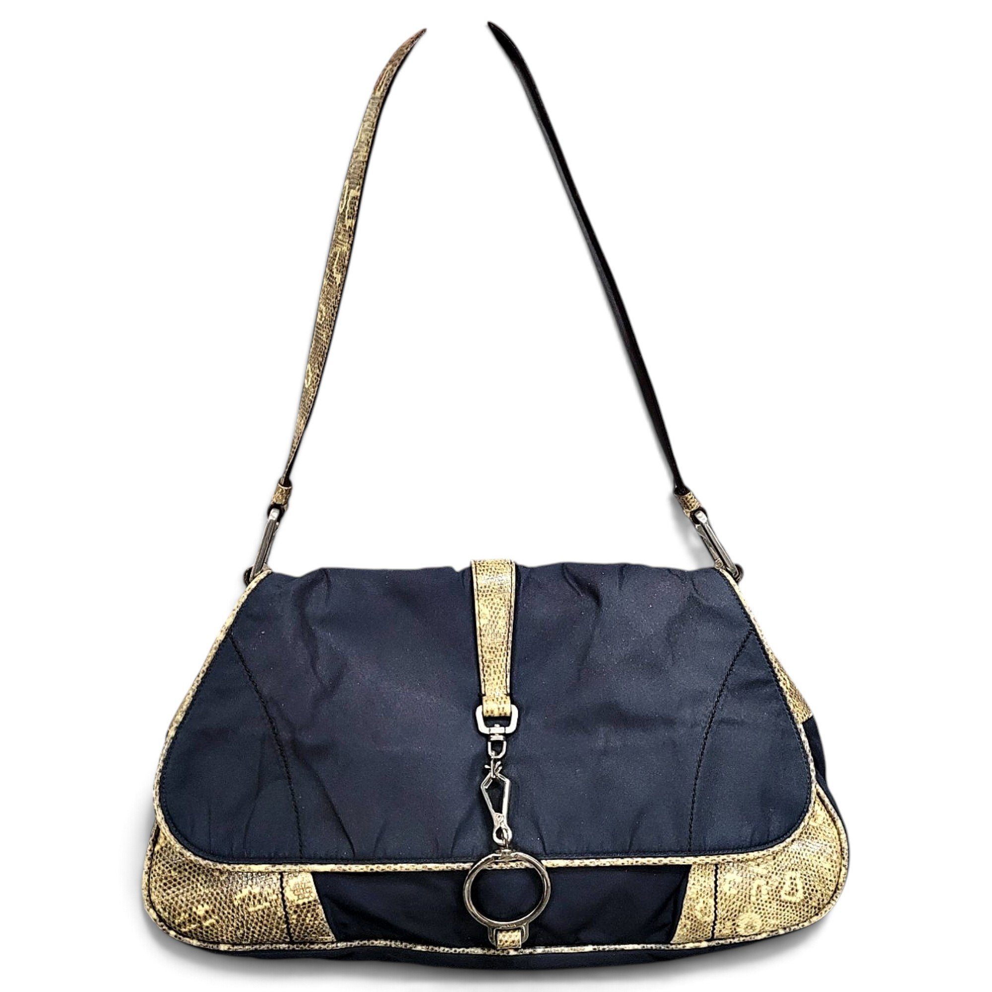 Demi-Lune cloth handbag