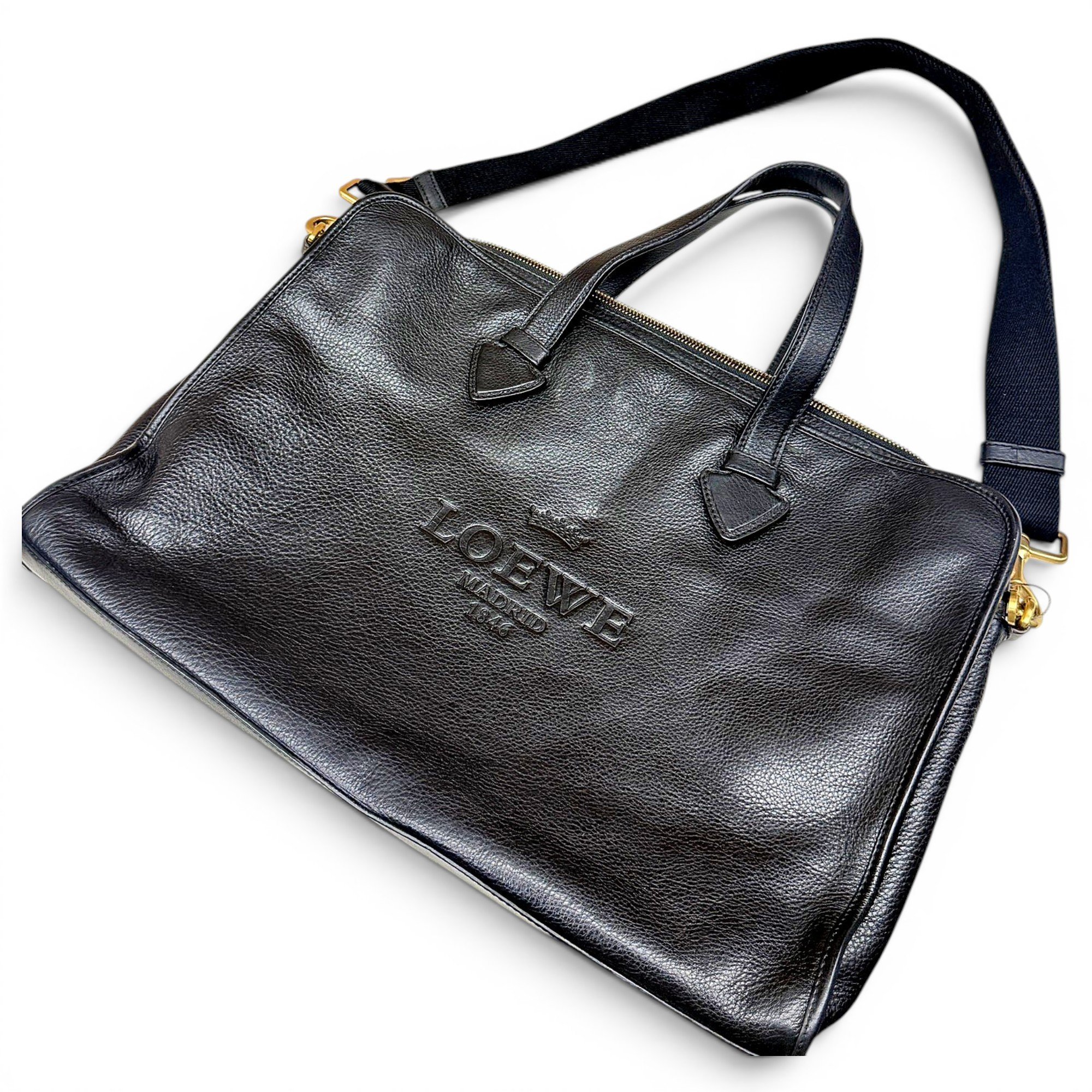 Leather handbag